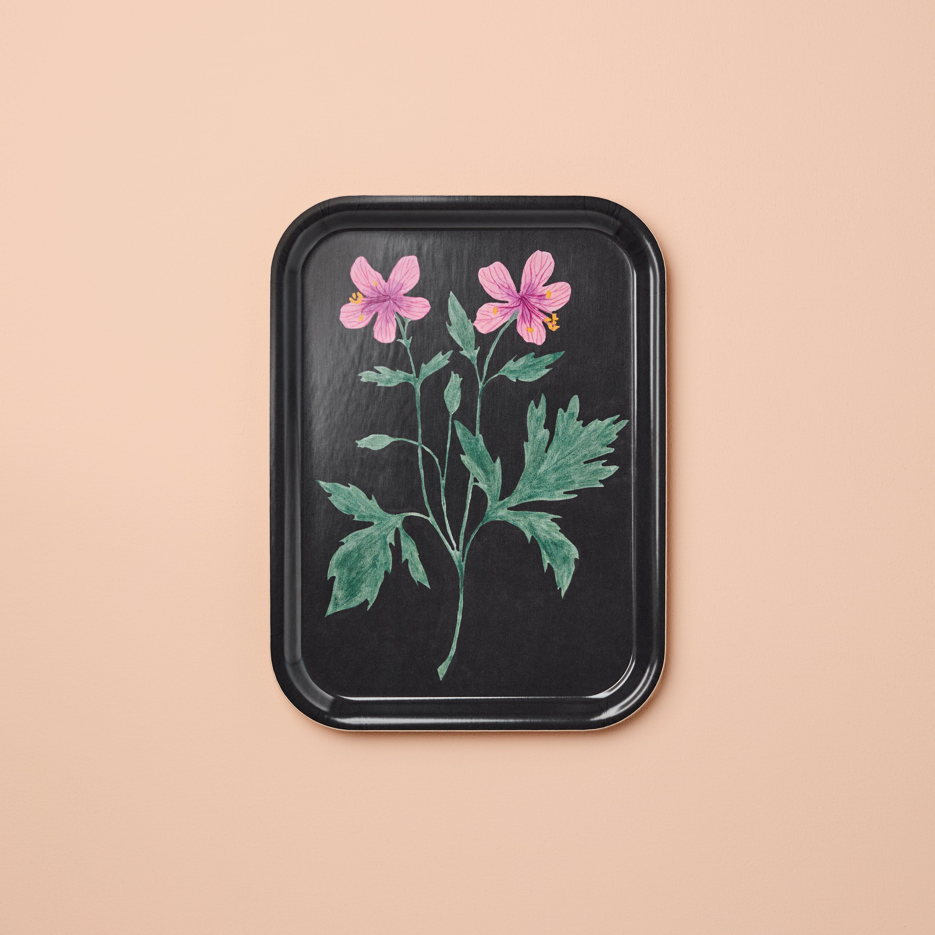 Geranium Small Birch Tray