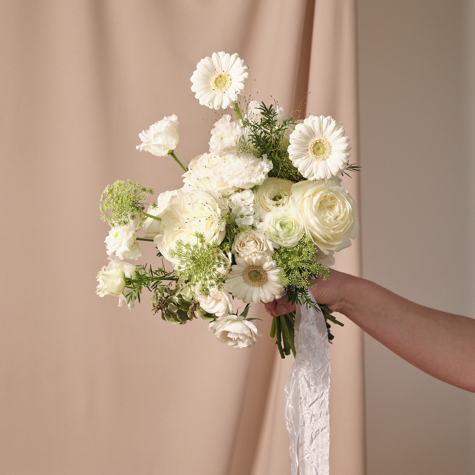 Whimsical Whites Bridal Bouquet