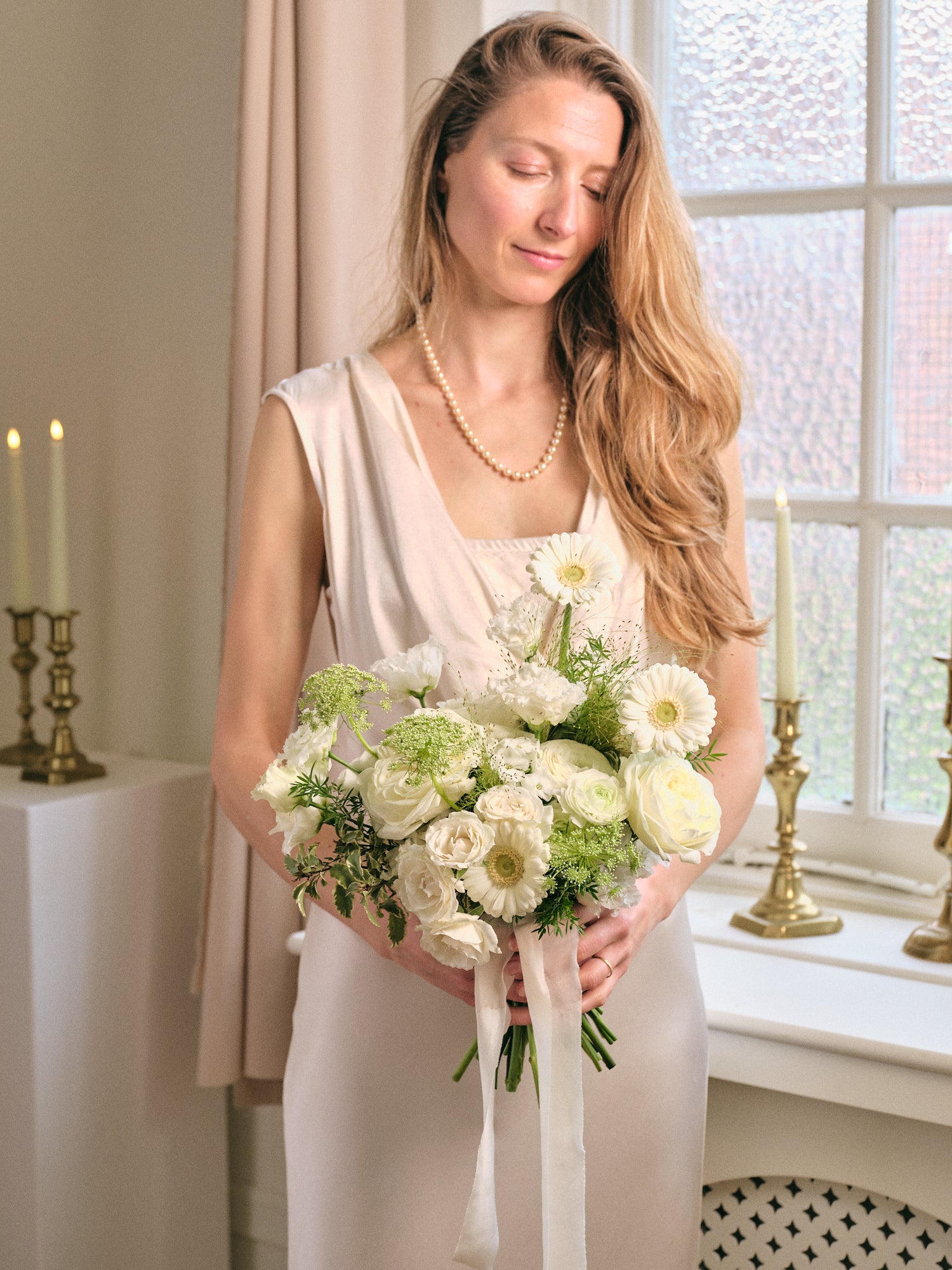 Whimsical Whites Bridal Bouquet