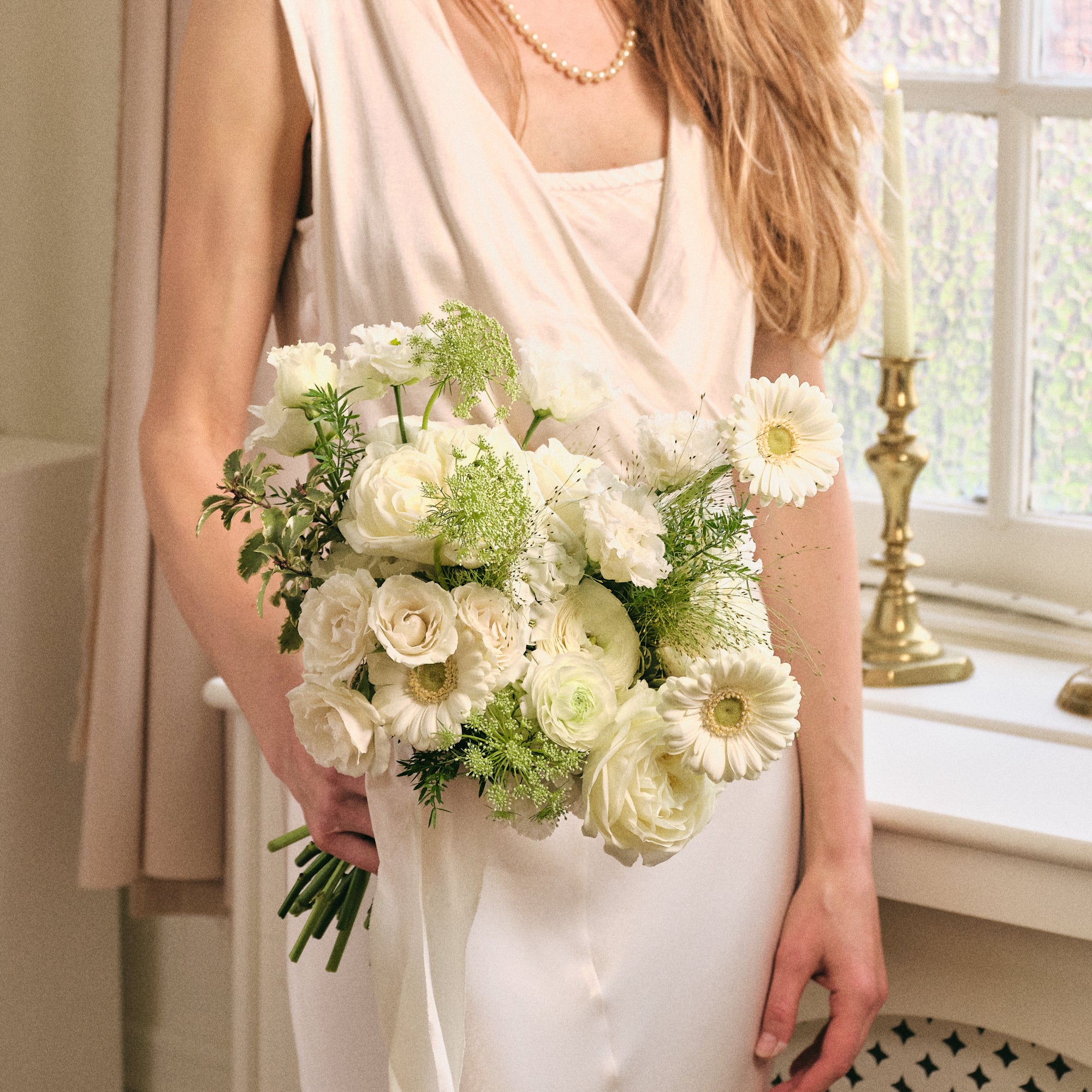 Whimsical Whites Bridal Bouquet
