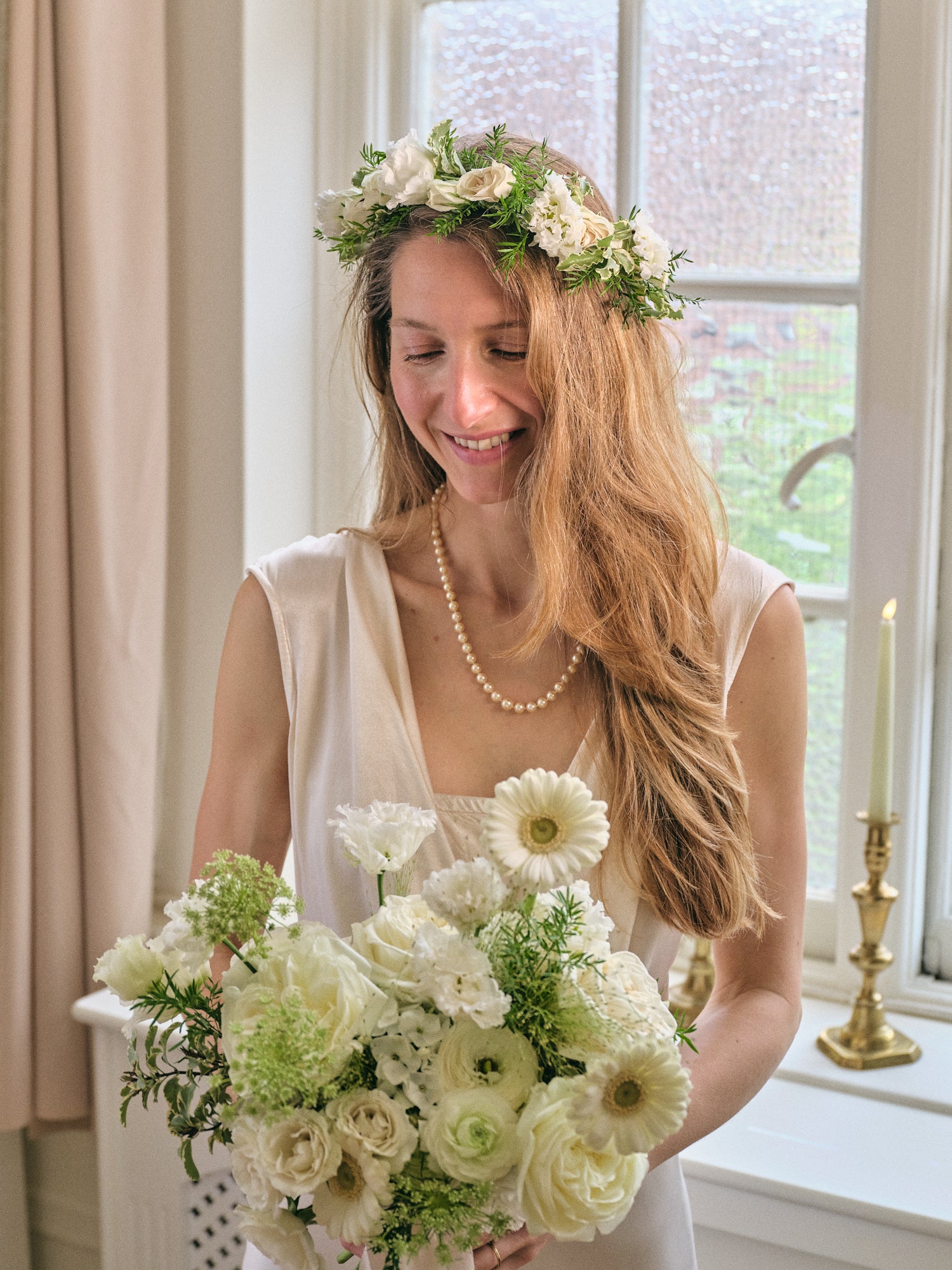 Whimsical Whites Flower Crown