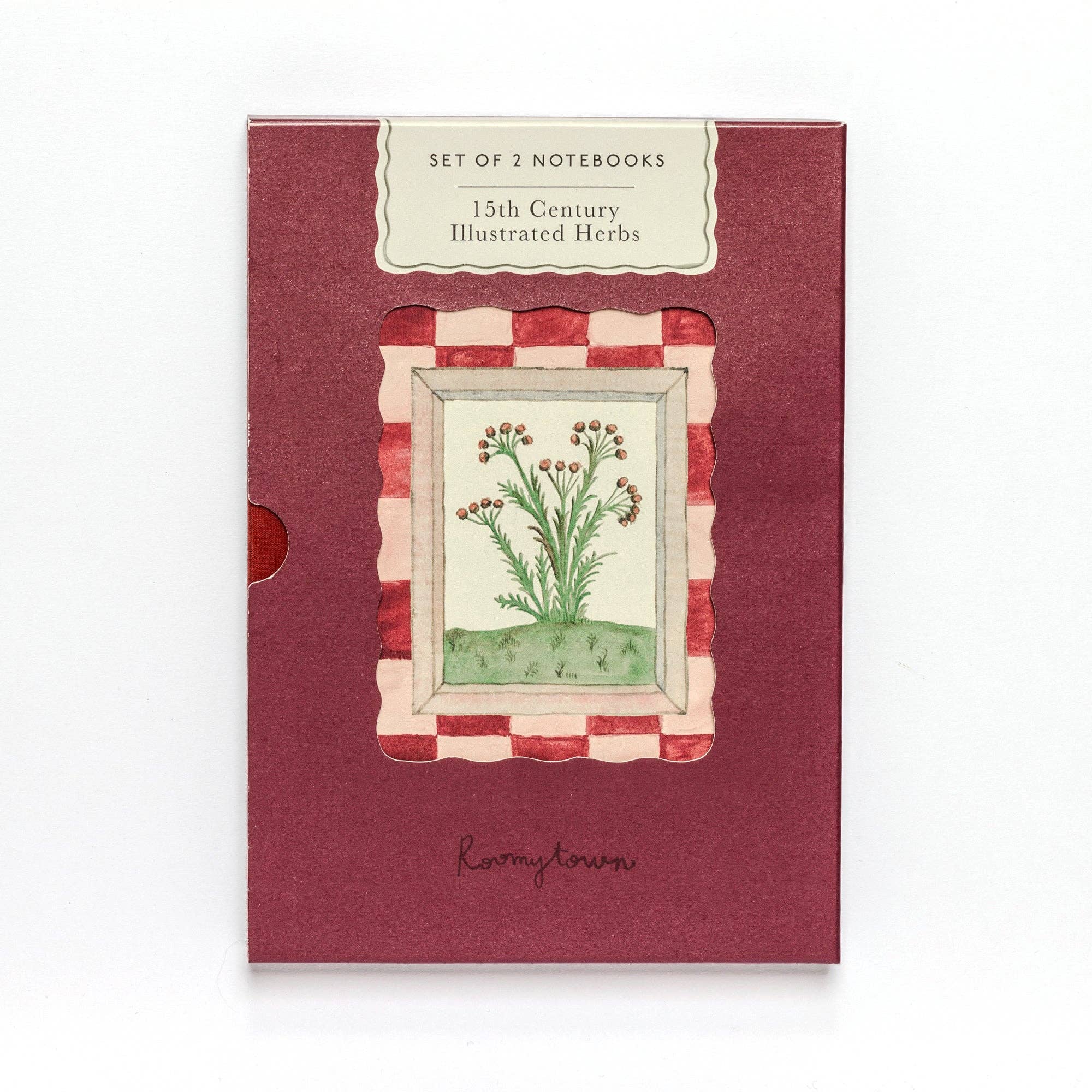 Set of 2 Lined Notebooks | 15th Century Illustrated Herbs