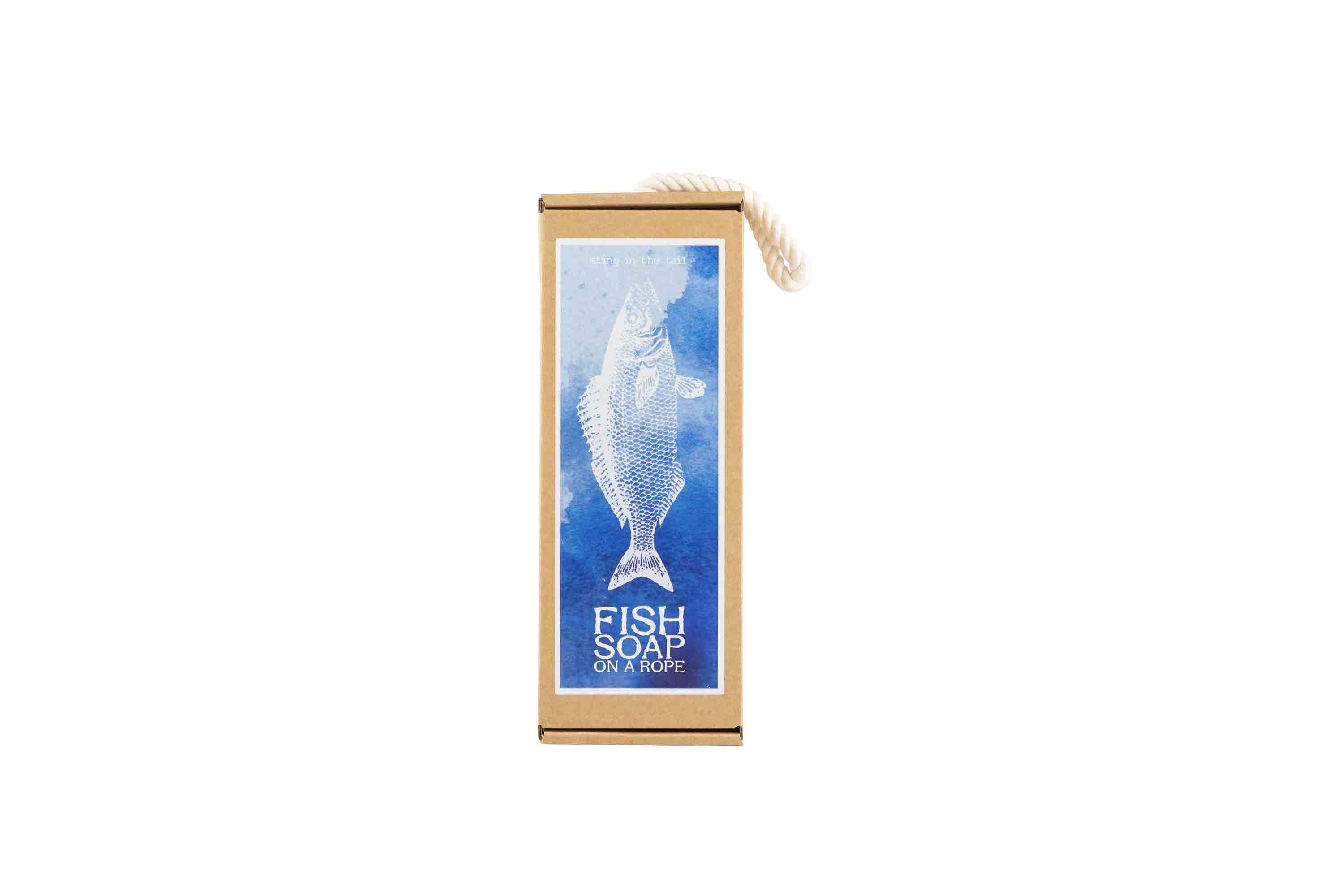 Fish Soap on a Rope in Box