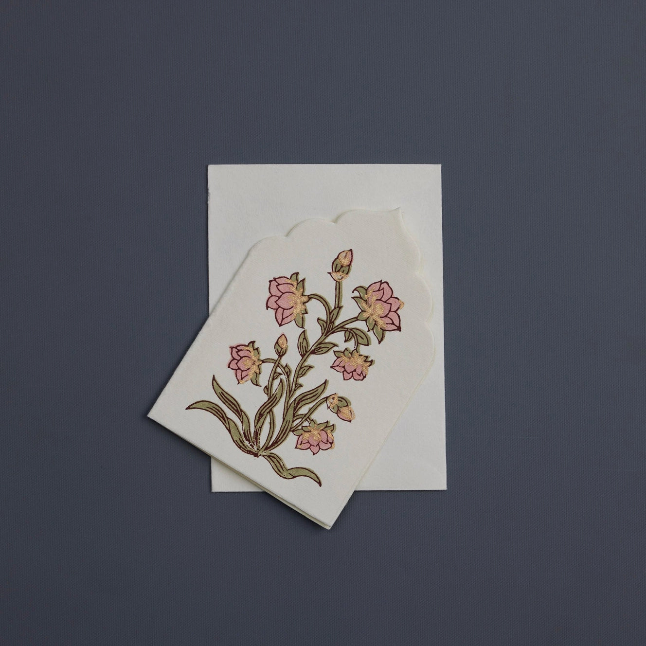 Boxed Artisan Block Printed Card Sets | 2 Colours Available