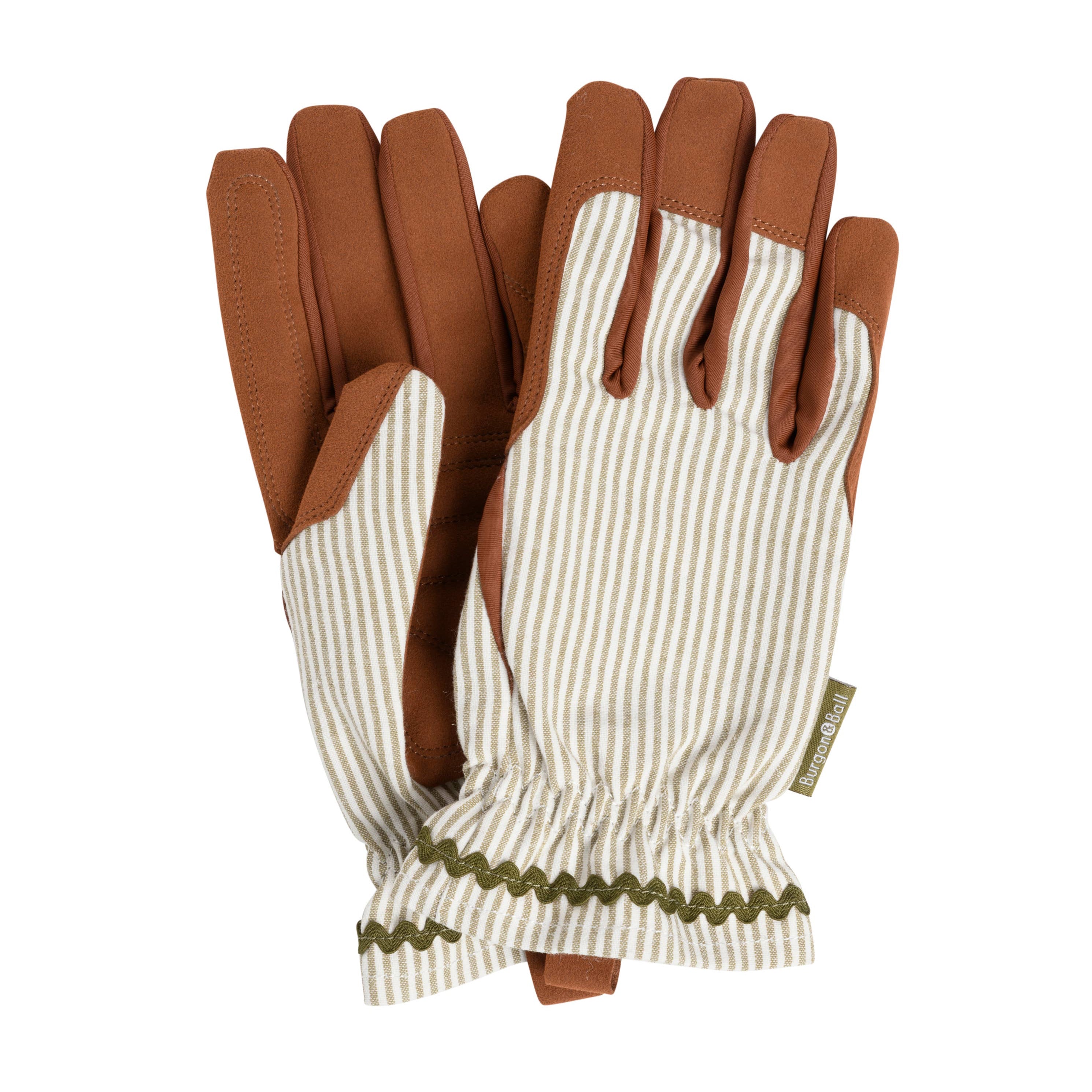 Olive Stripe Women's Gardening Gloves