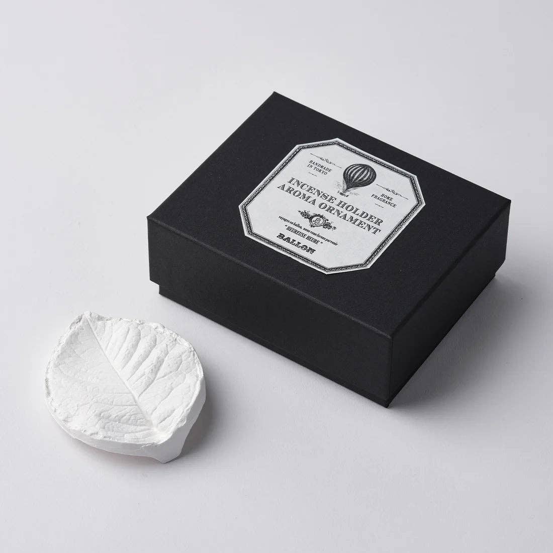 Plaster Incense Holder | Hydrangea Leaf