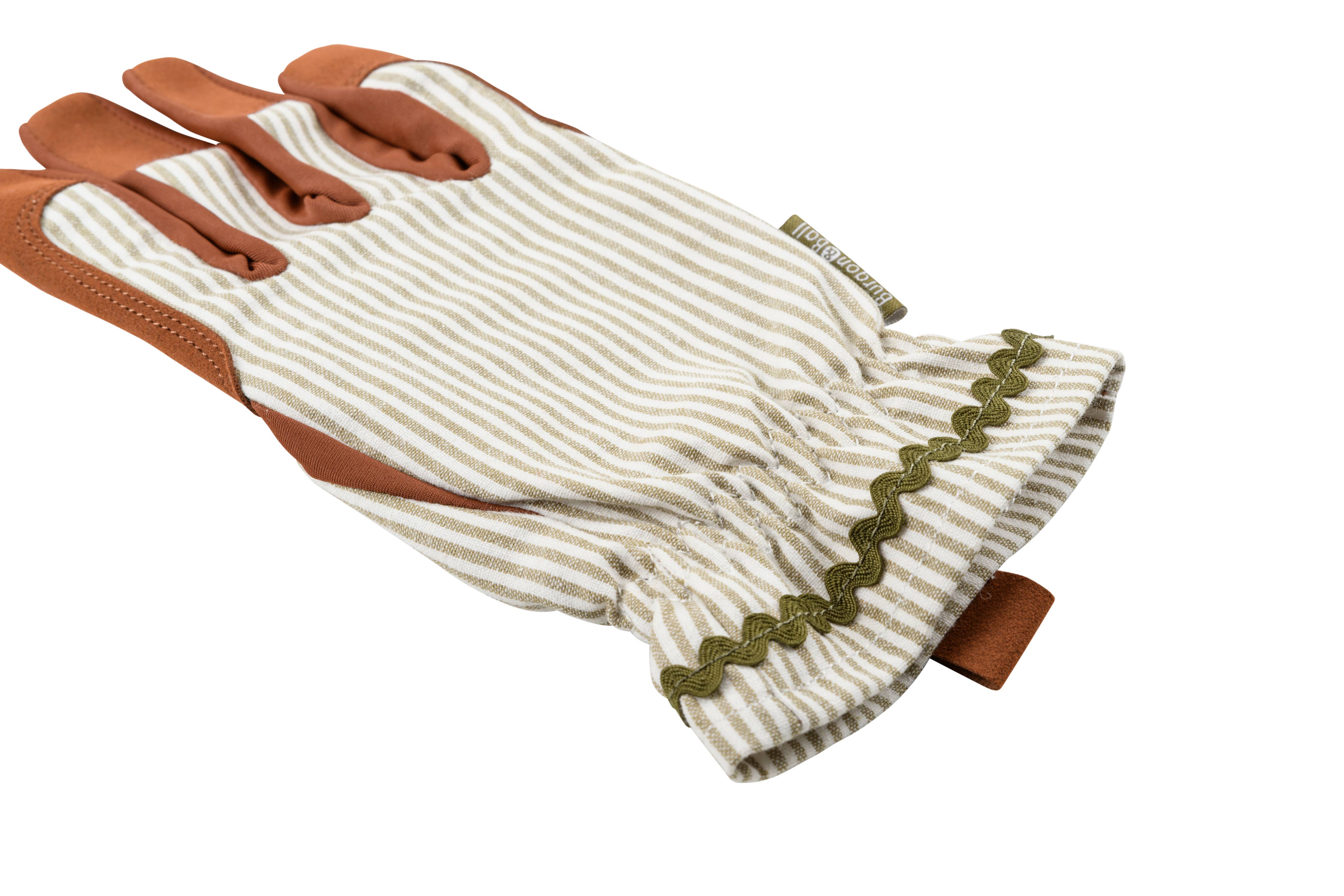 Olive Stripe Women's Gardening Gloves