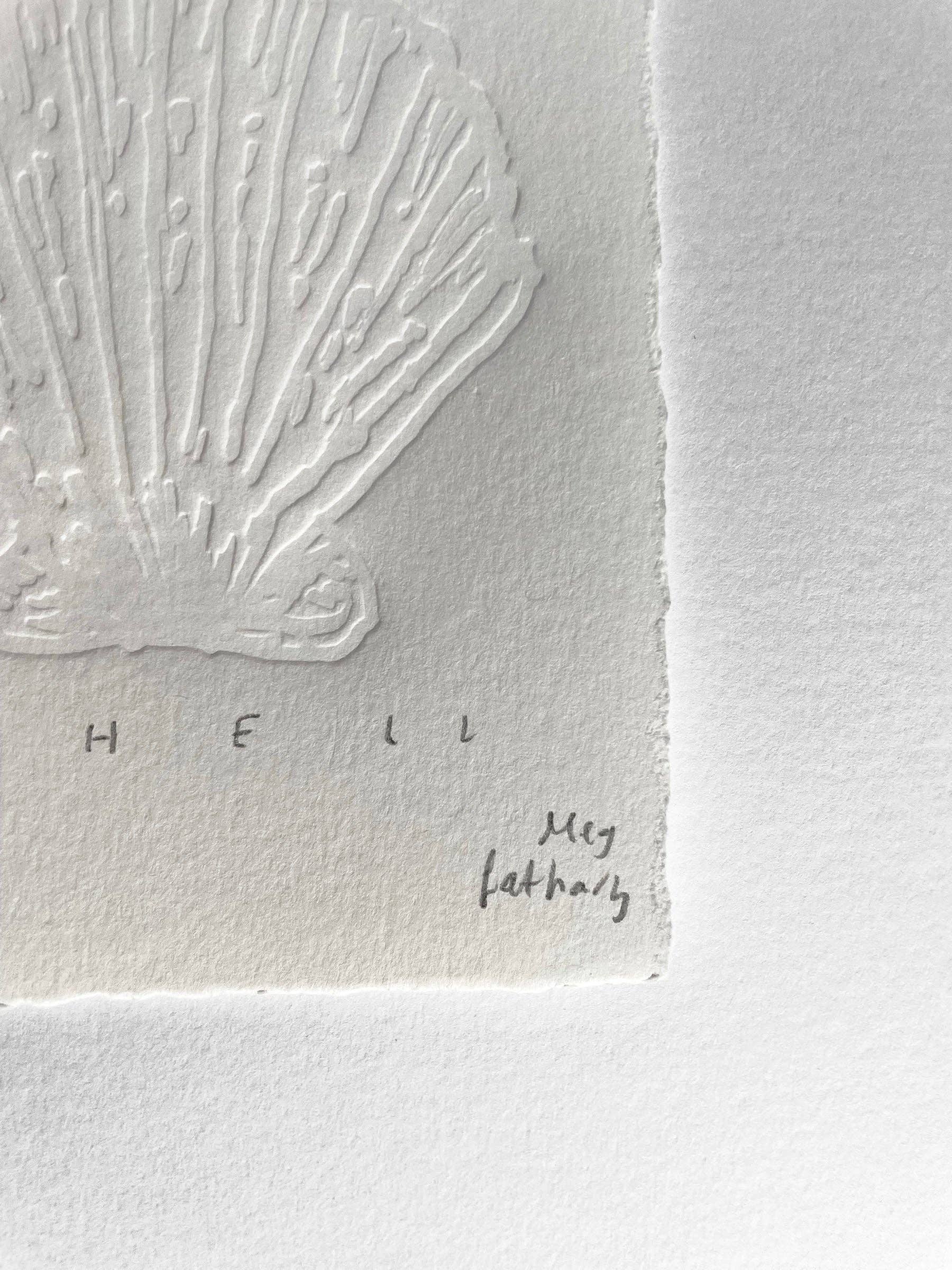 Shell Embossing with Deckled Edge Artwork