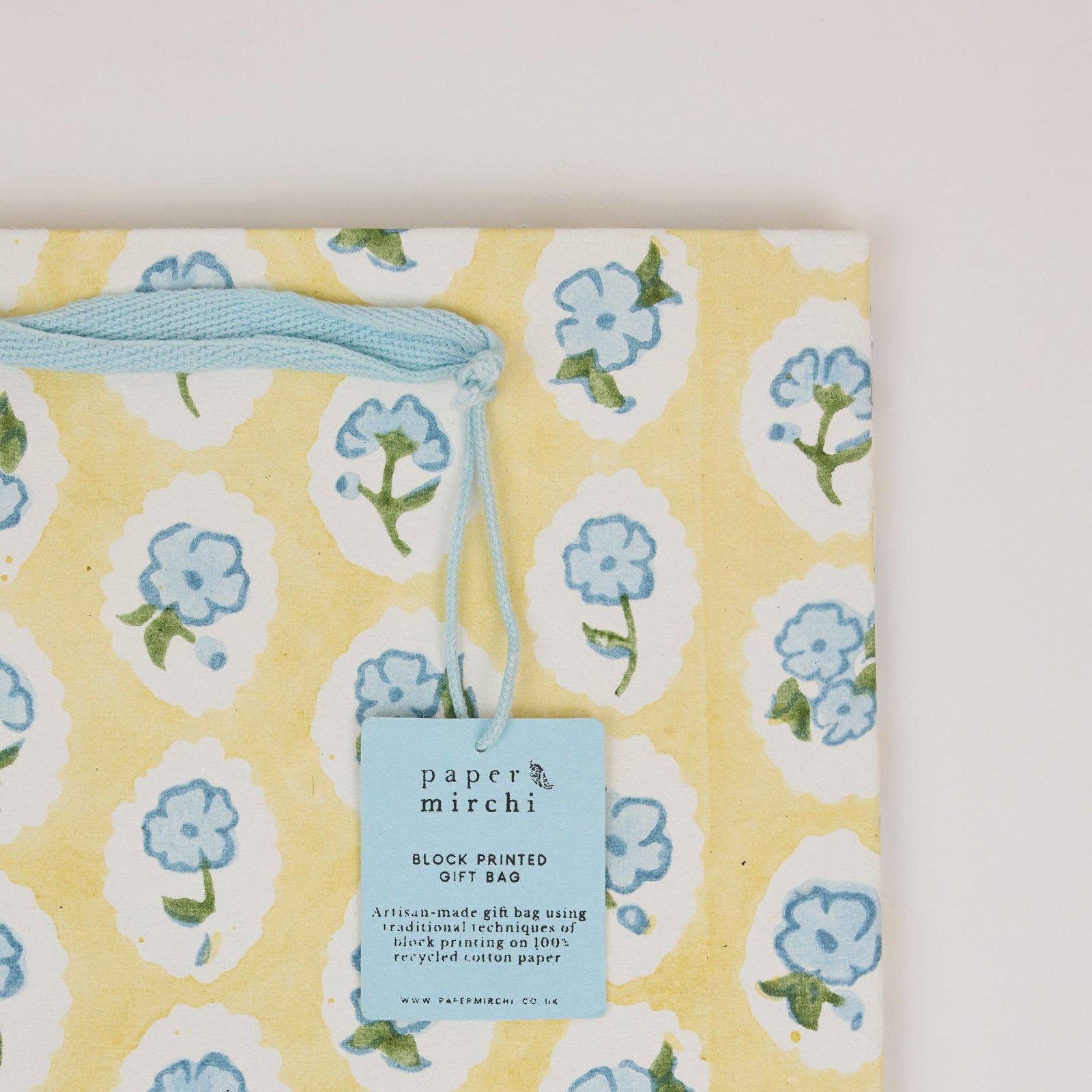 Block Printed Gift Bags (Medium) - Alaska
