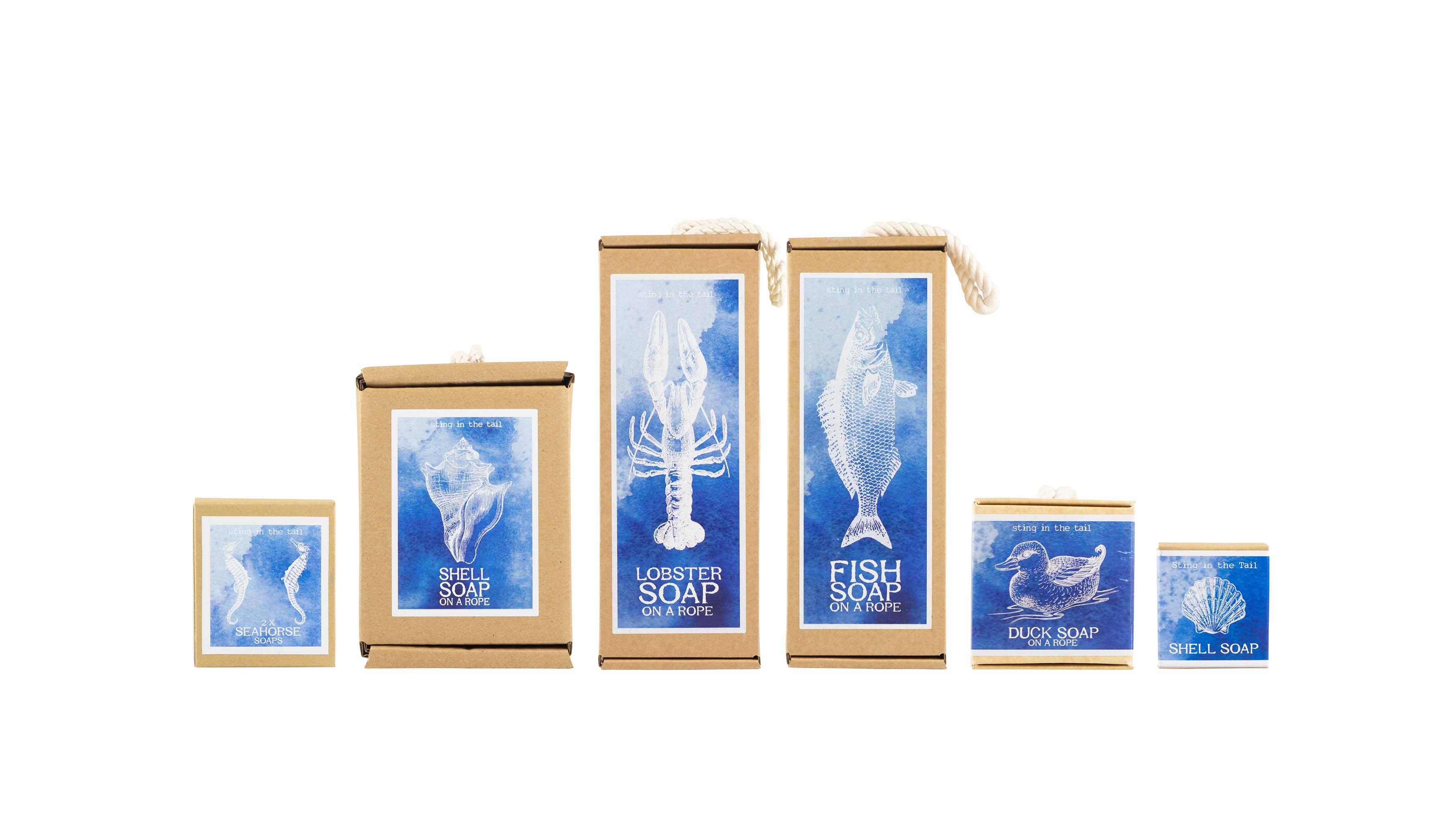 Shell Soap on a Rope