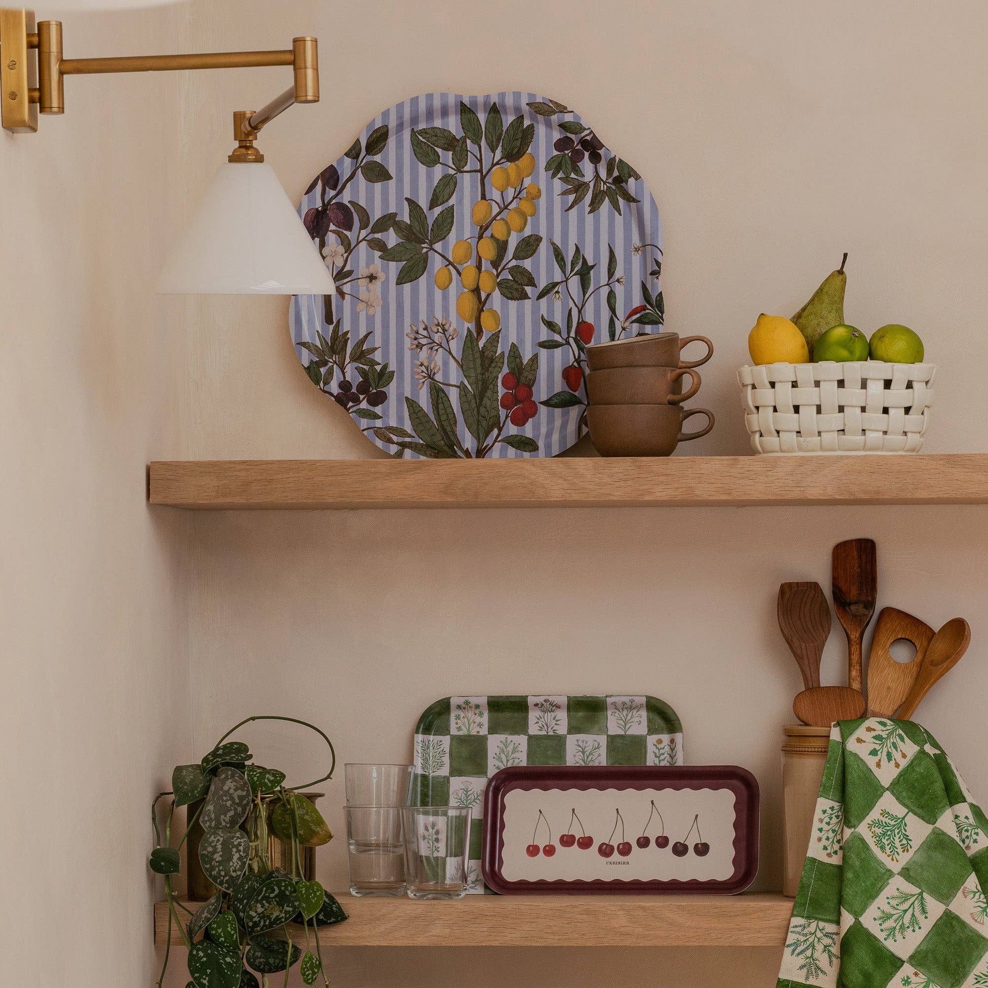 Botanical Birchwood Tray