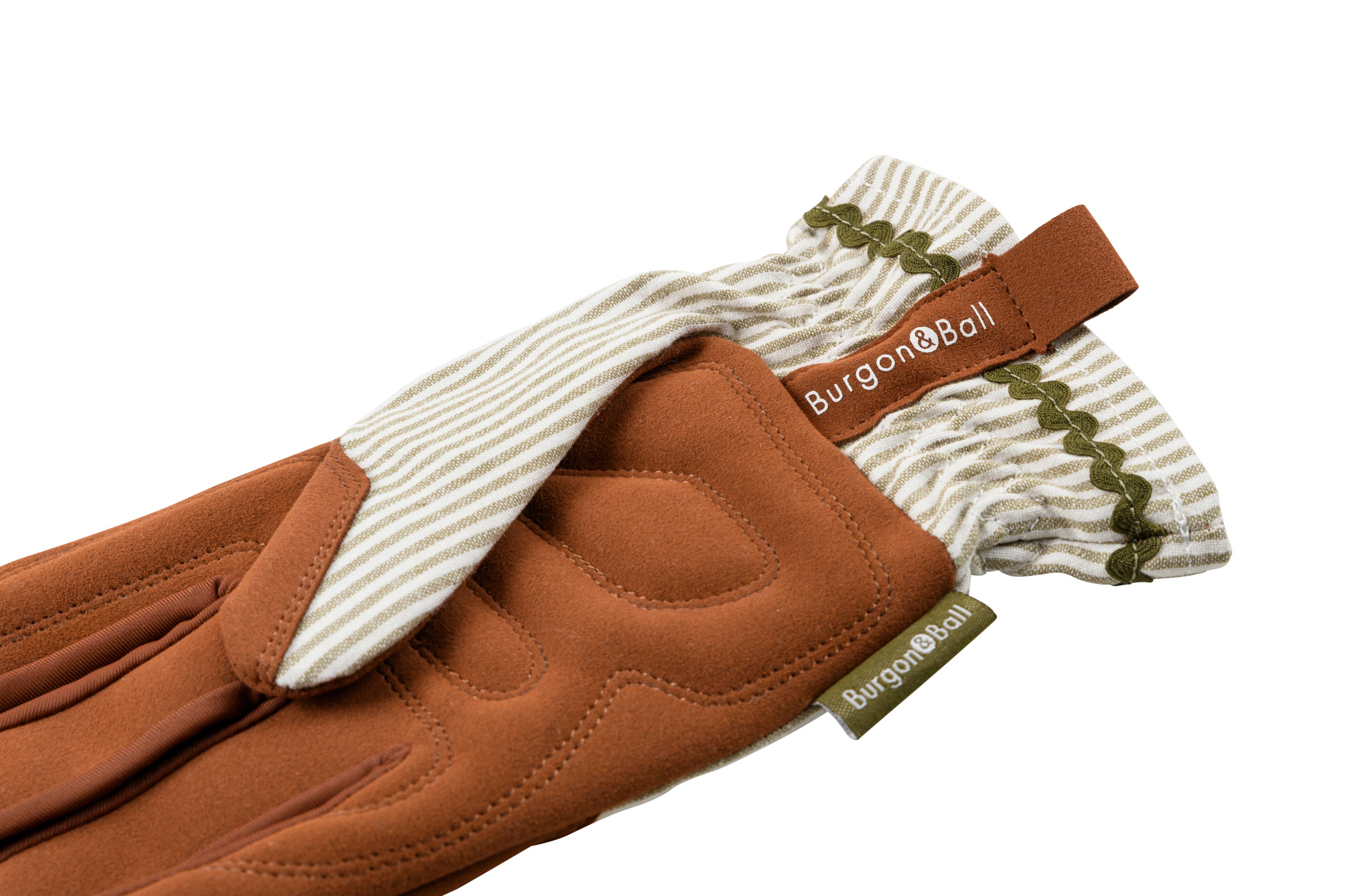Olive Stripe Women's Gardening Gloves