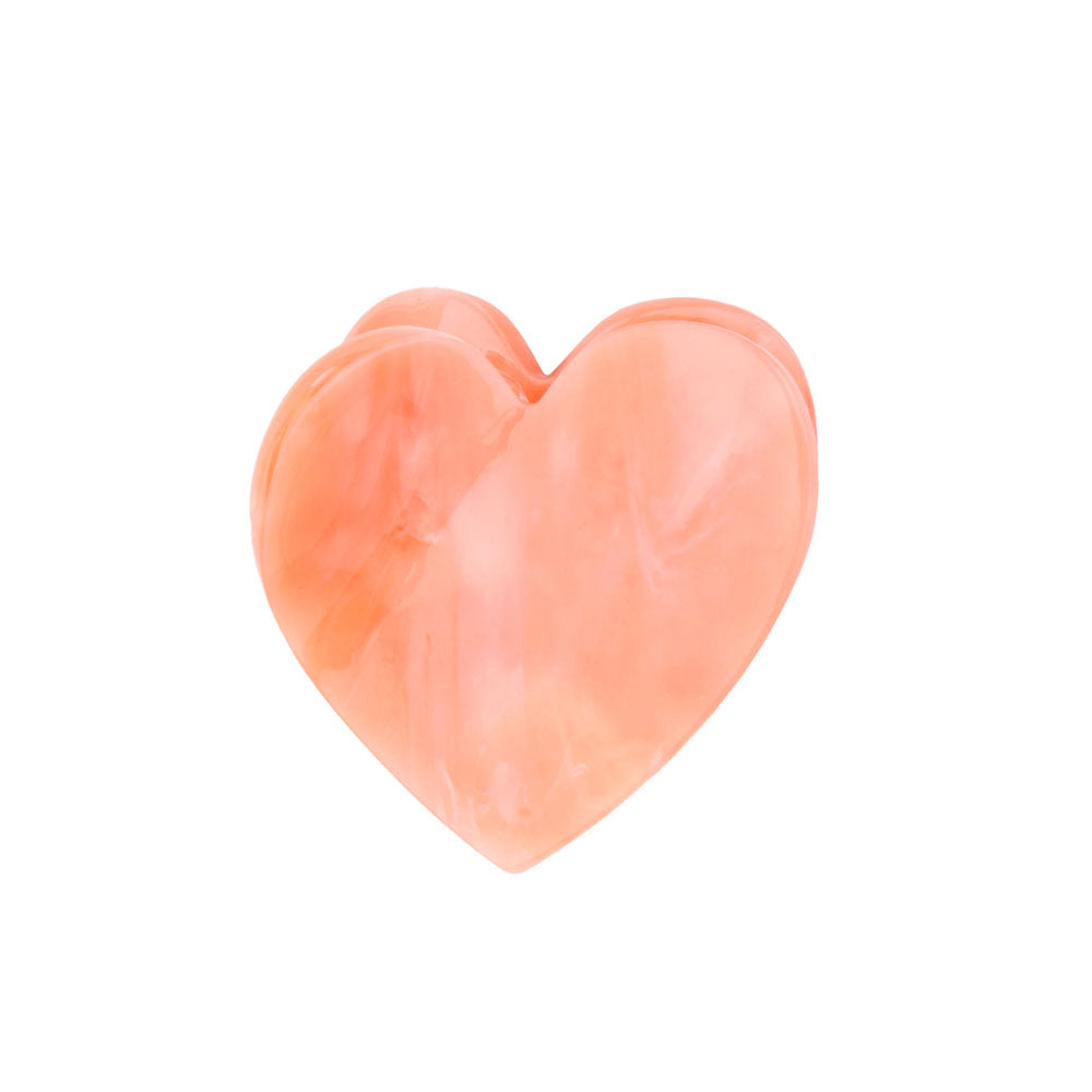 Pink Heart Hair Claw