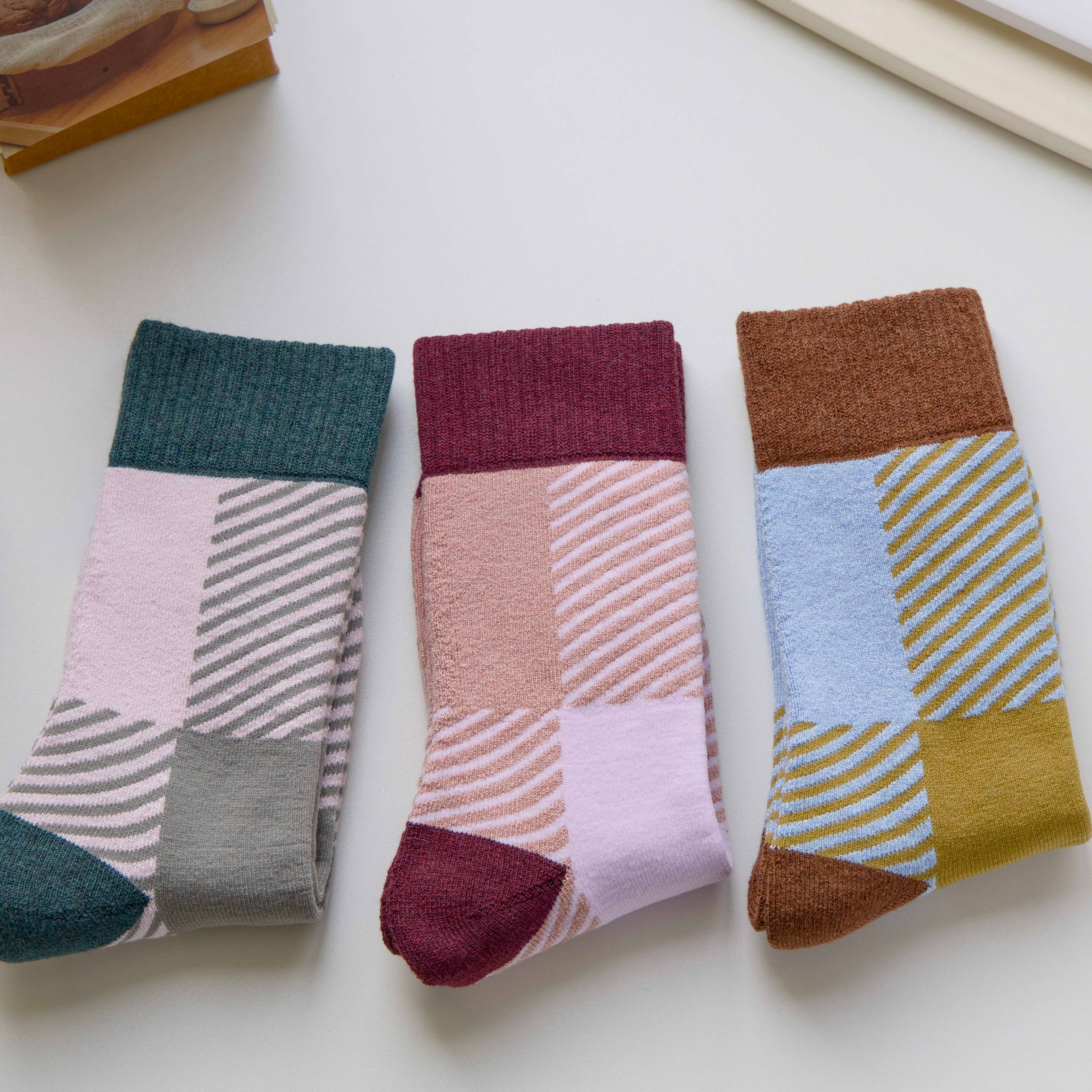 Unisex Wool Crew Socks | 3 Colours Available