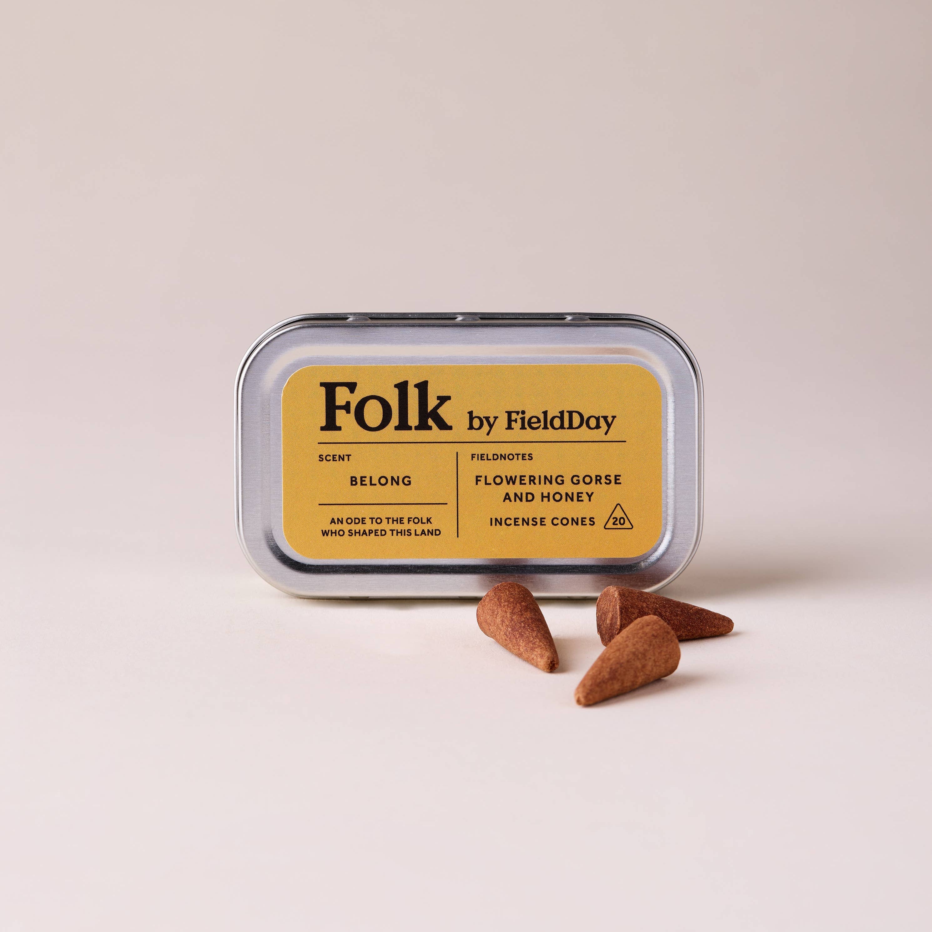 Folk Tin of Incense Cones | Belong