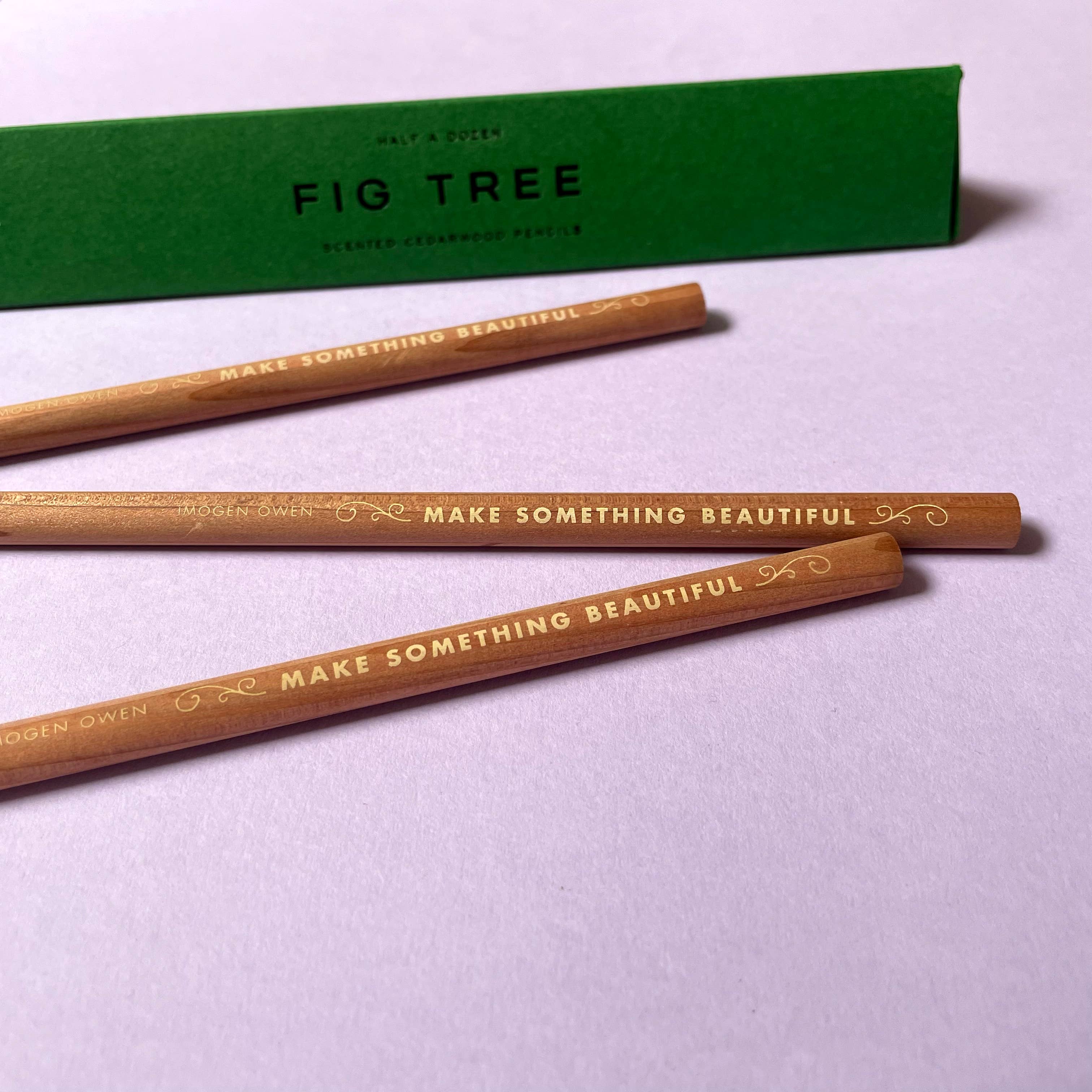 FIG TREE SCENTED PENCIL SET