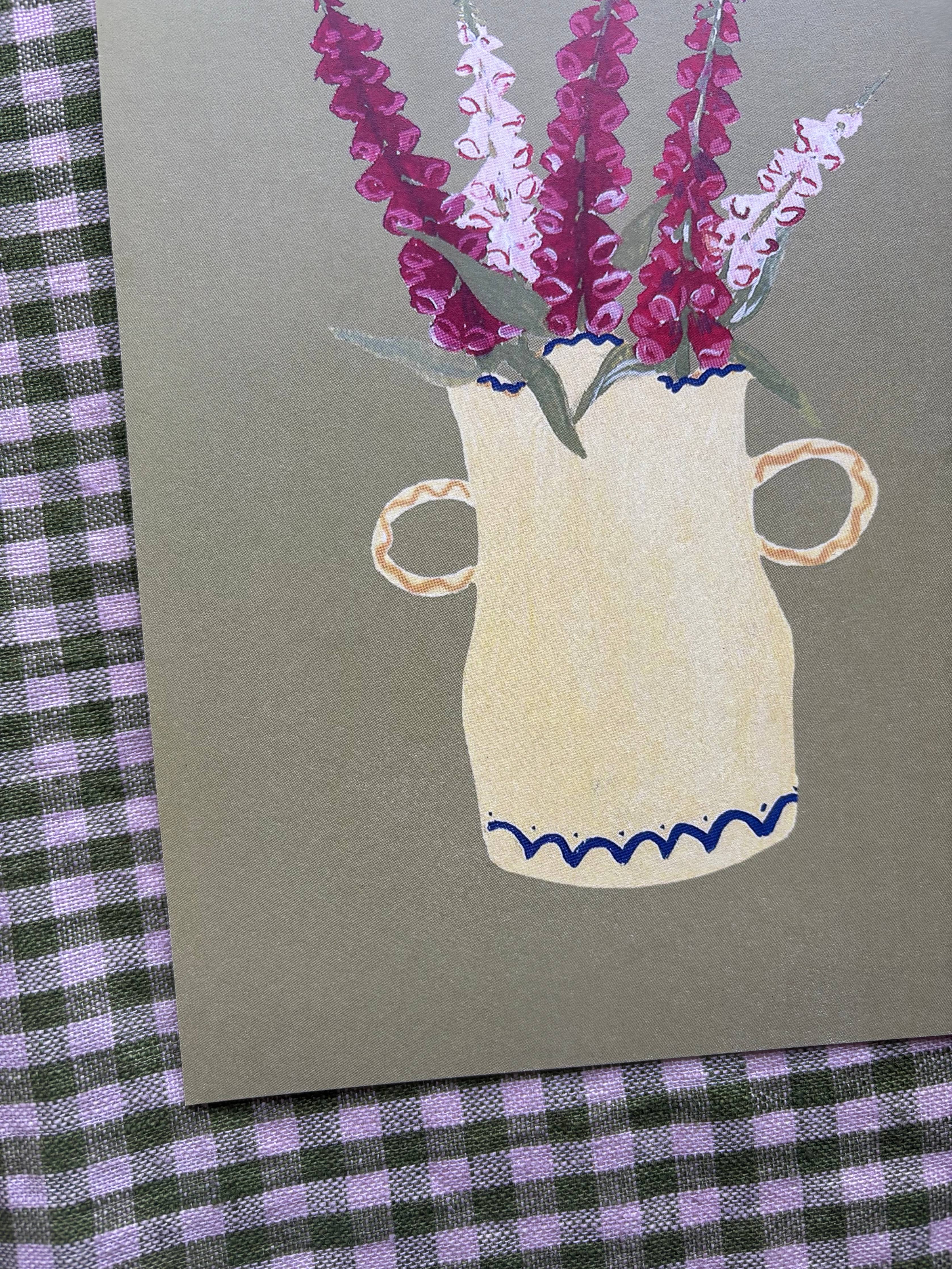 Foxgloves Print | A5