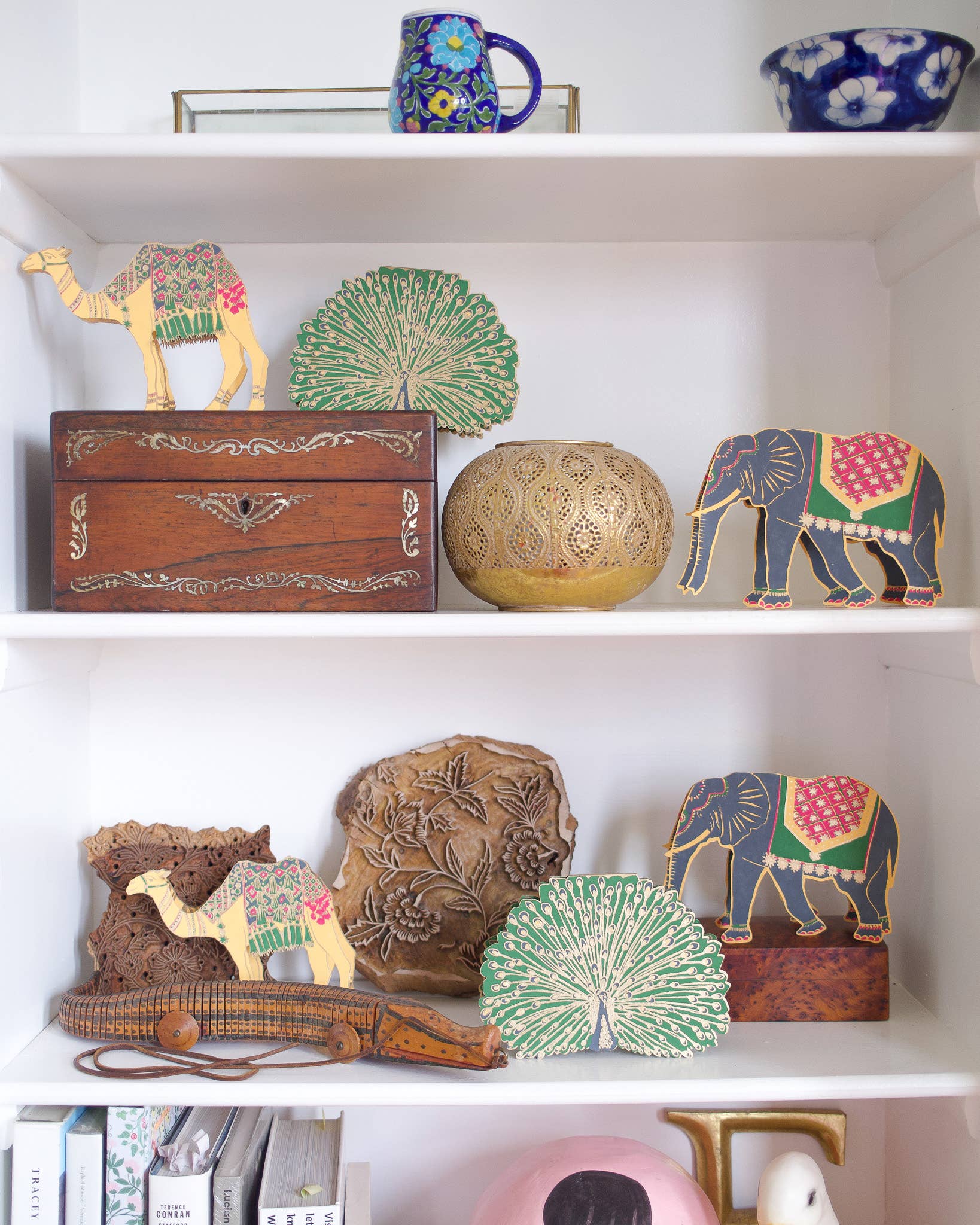 Screen Printed Elephant Greeting Card