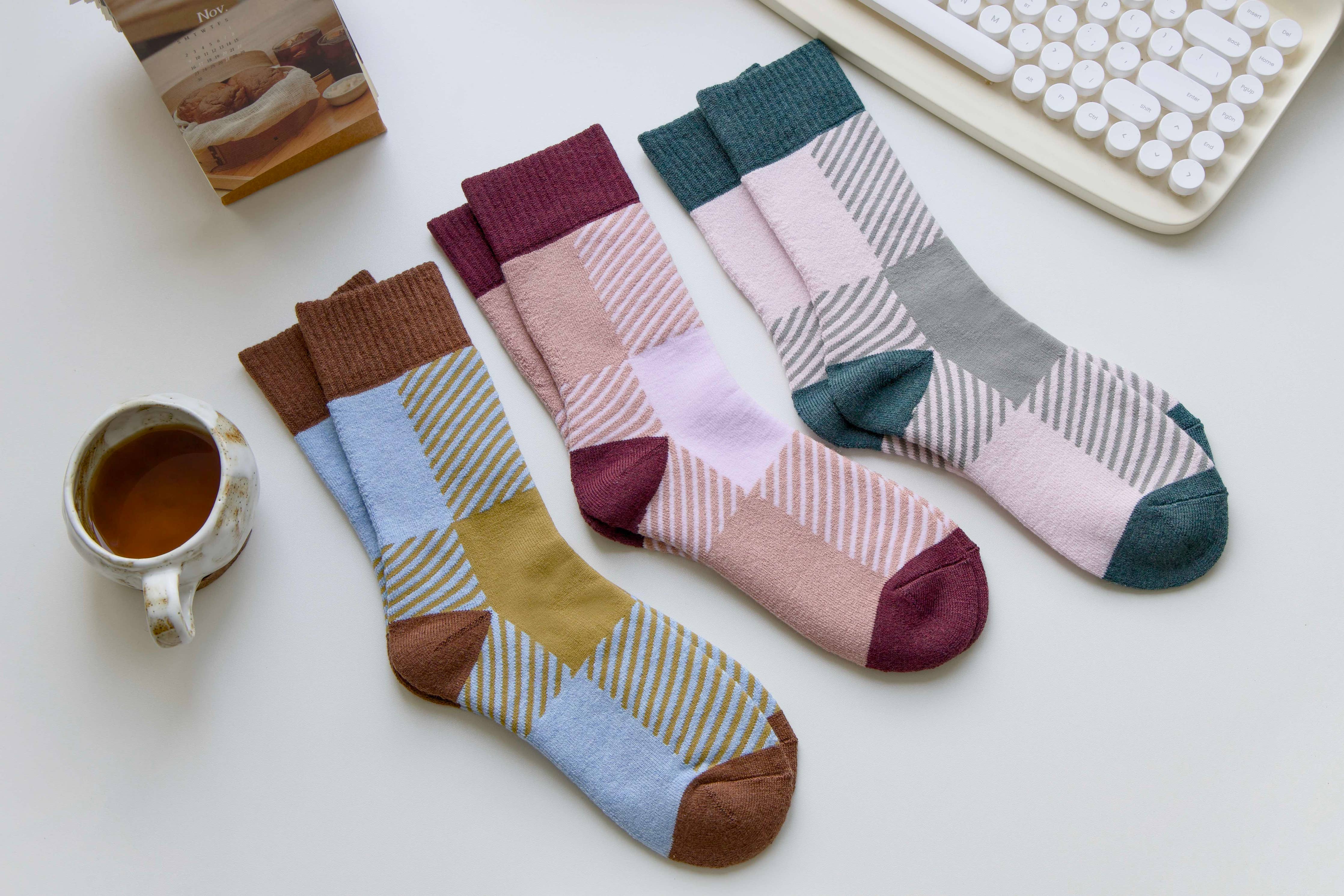 Unisex Wool Crew Socks | 3 Colours Available