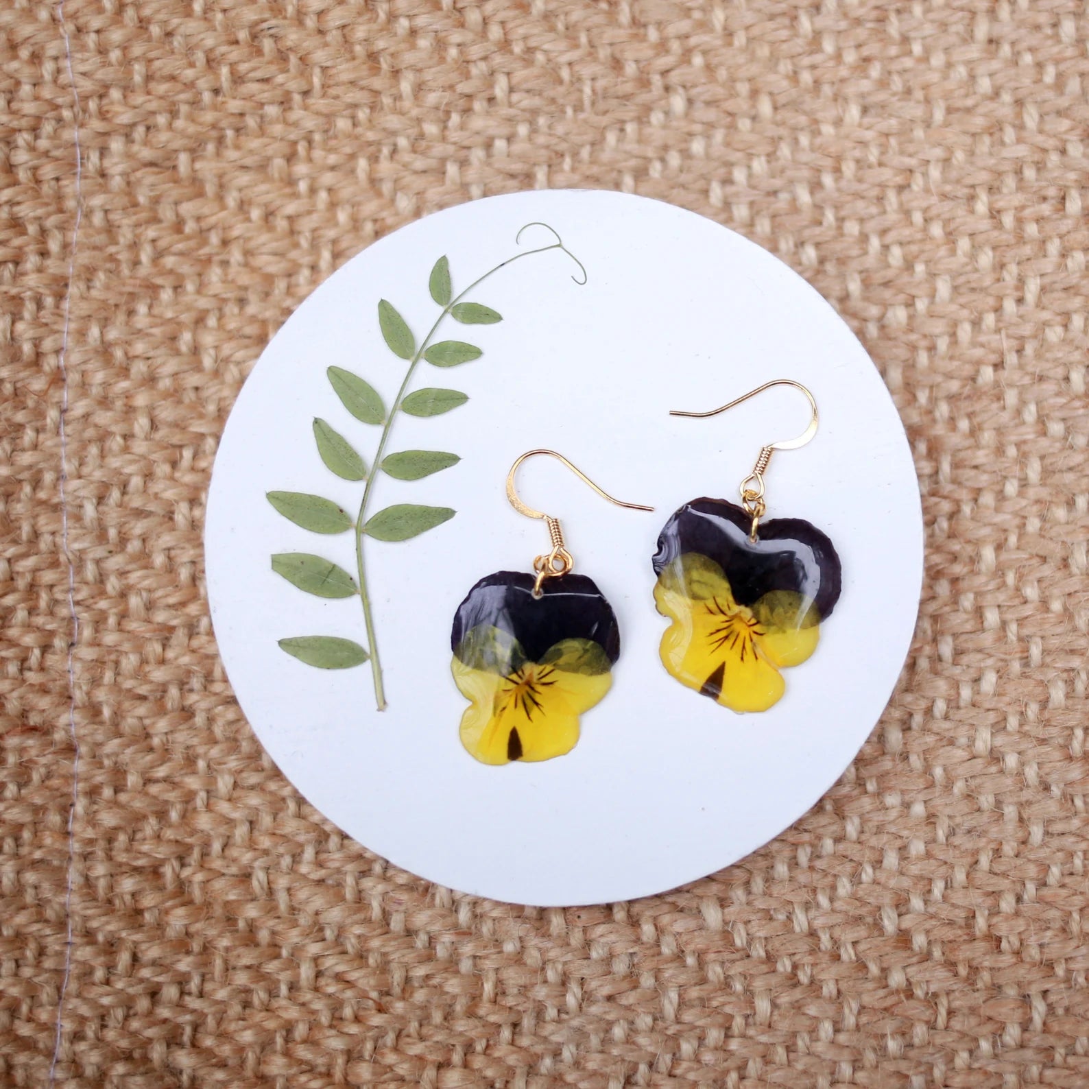 Pansy Dangle Earrings