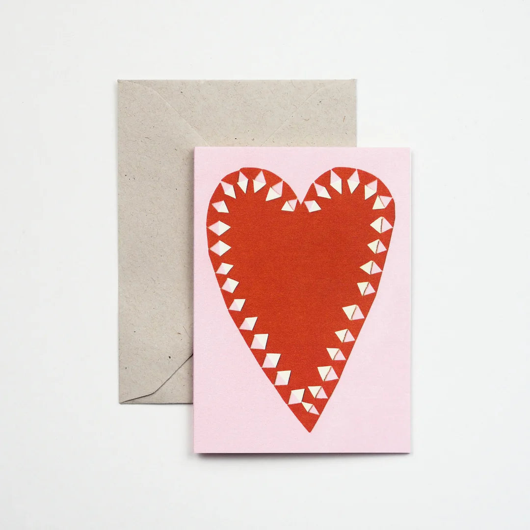 Heart Mini Greetings Card