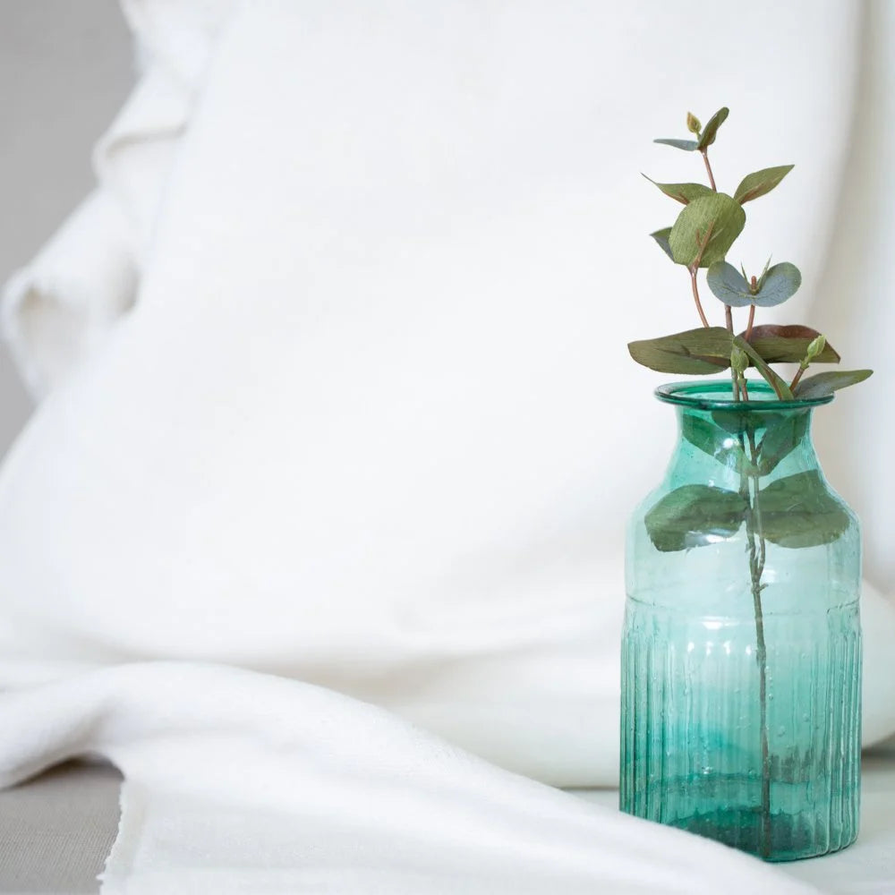 Recycled Glass Vase | Teal