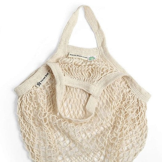Organic Cotton Short Handled String Bag