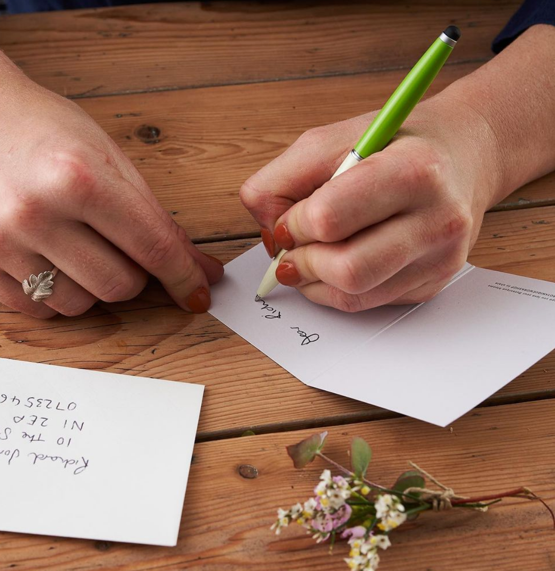 Complimentary Handwritten Card