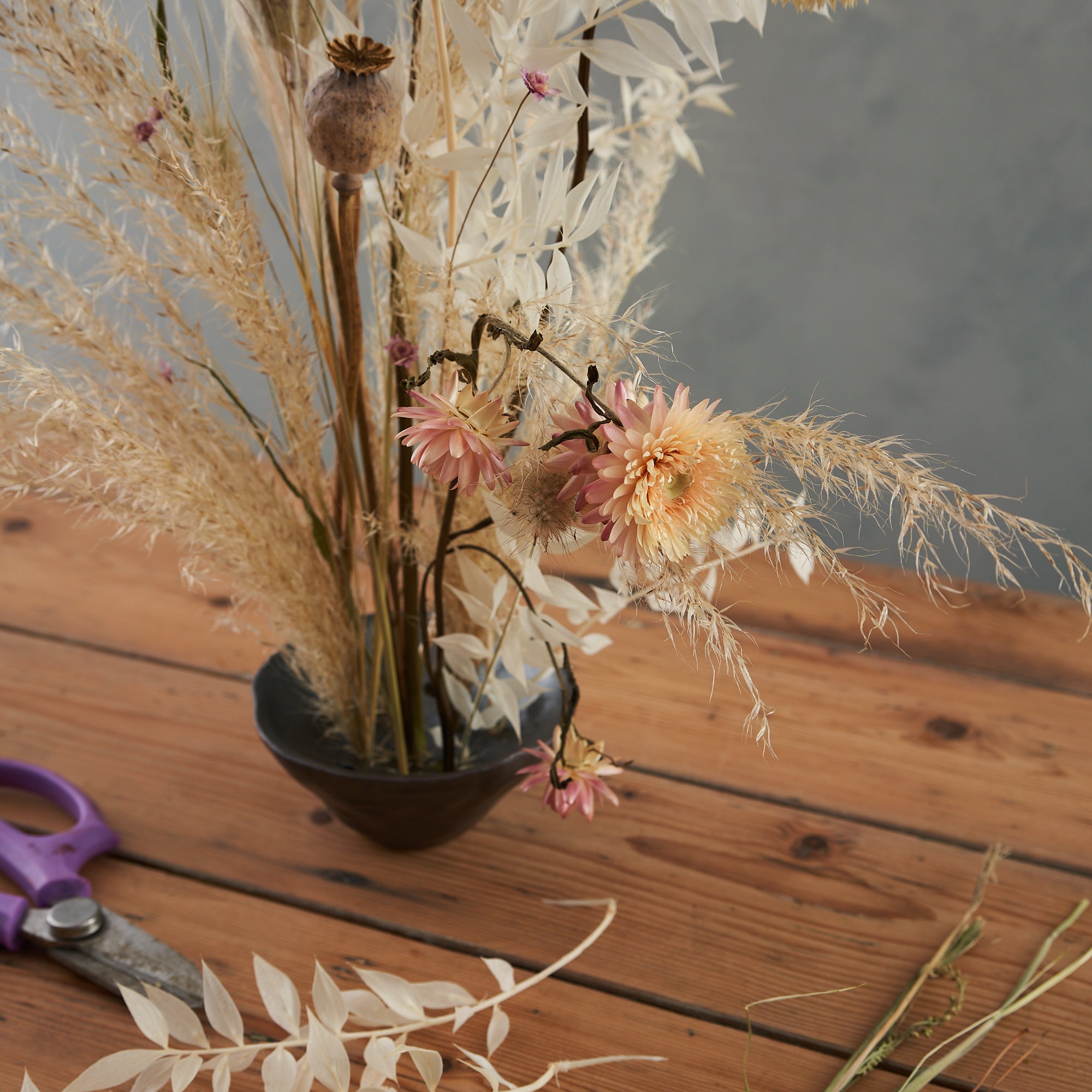 Dried Flower Ikebana Workshop Kit