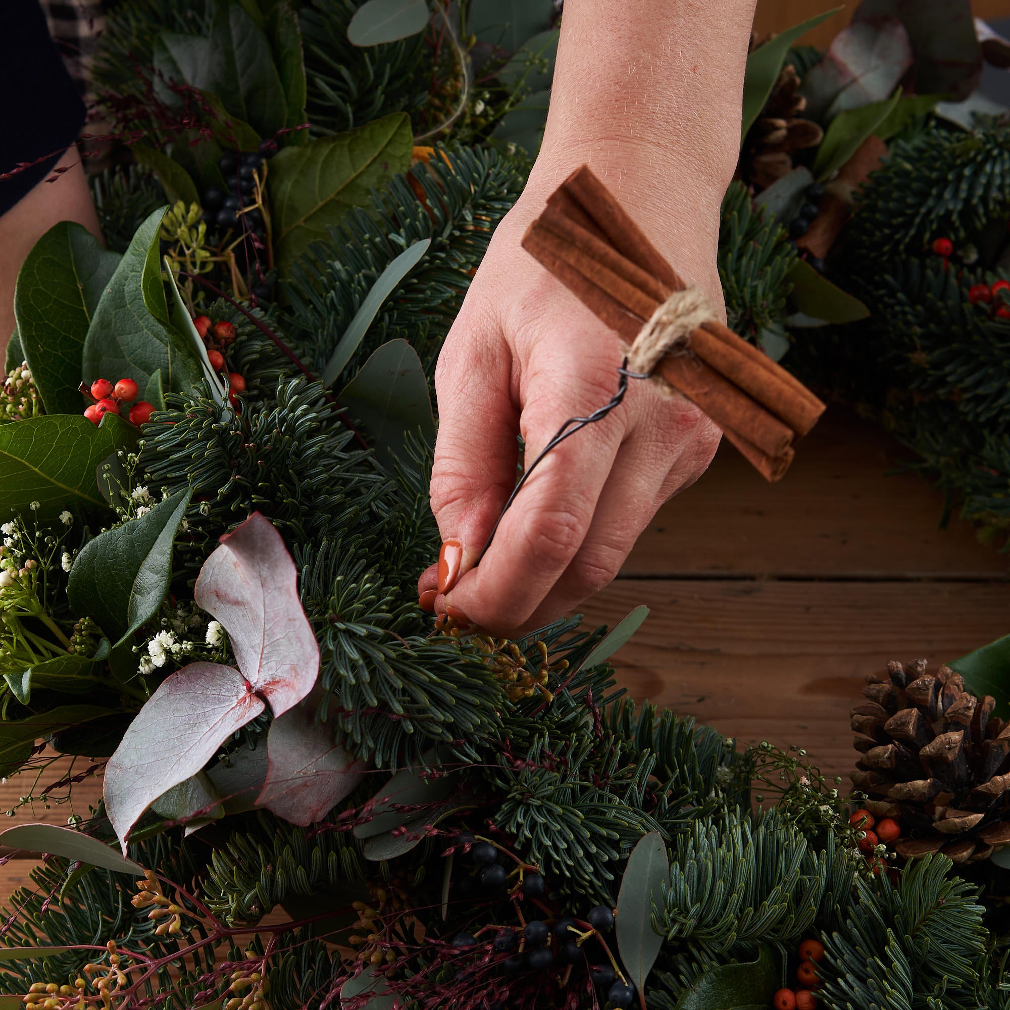 DIY Christmas wreath kit by Botanique Workshop London