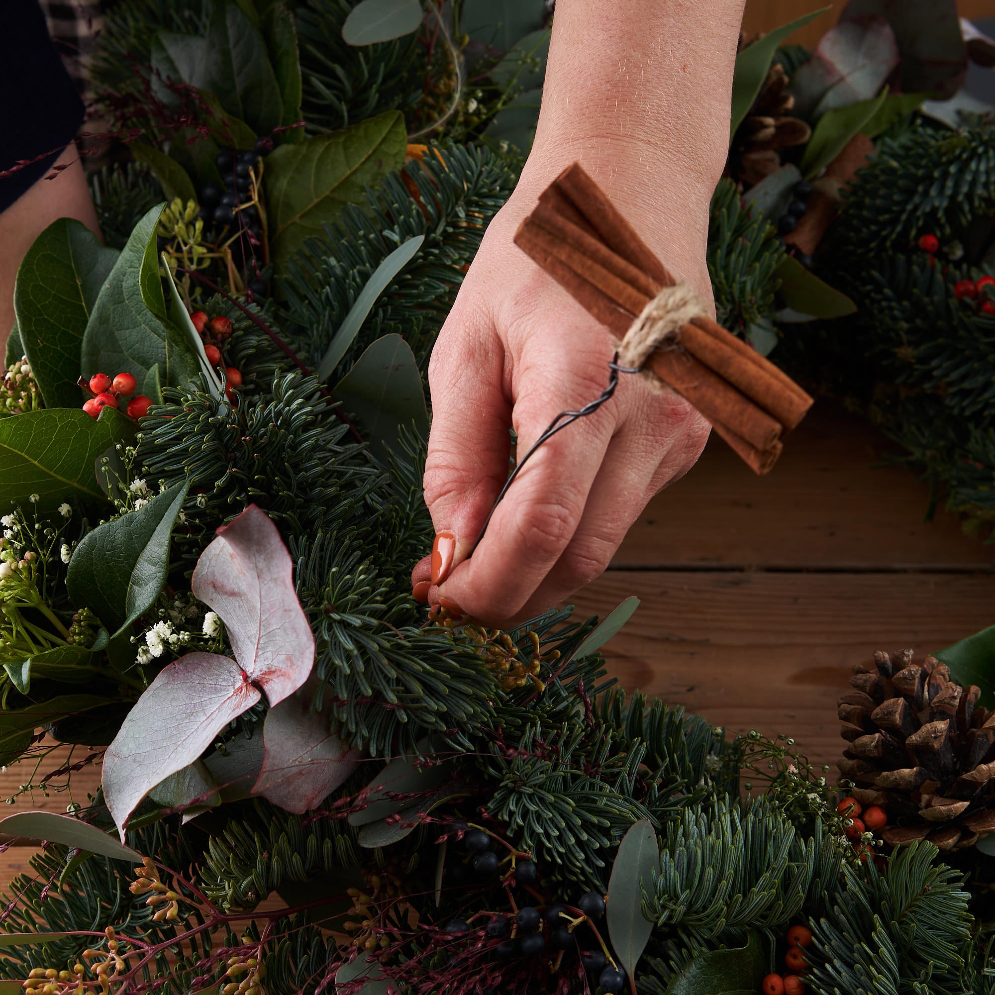 DIY Christmas wreath kit by Botanique Workshop London