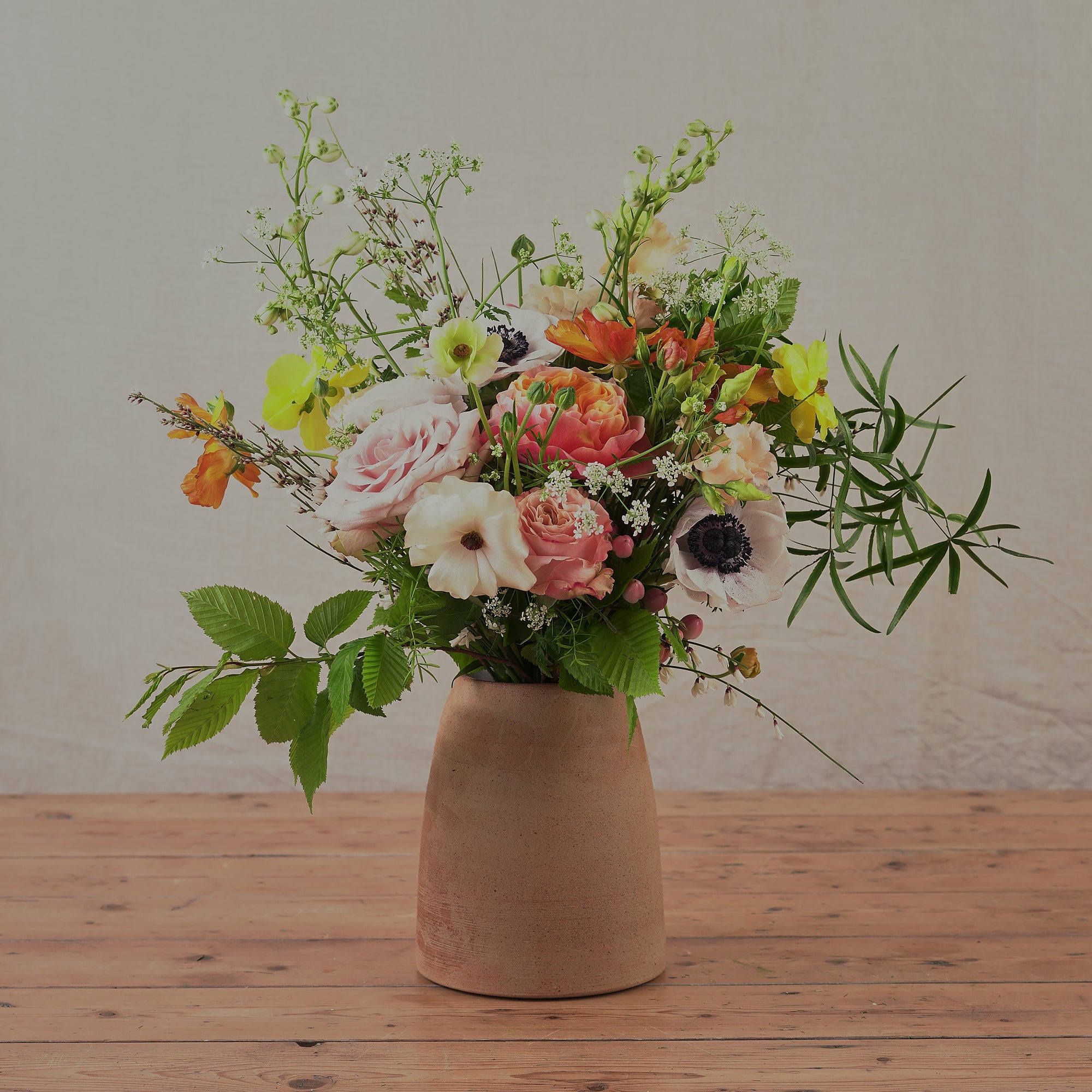 Hand Thrown Toasted Ceramic Vase | 2 Sizes Available