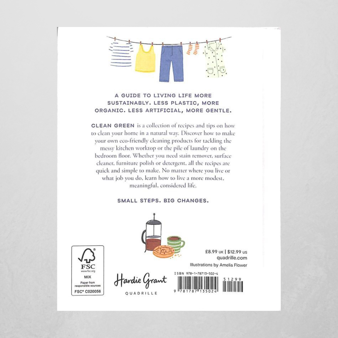 Clean Green by Jen Chillingsworth book back