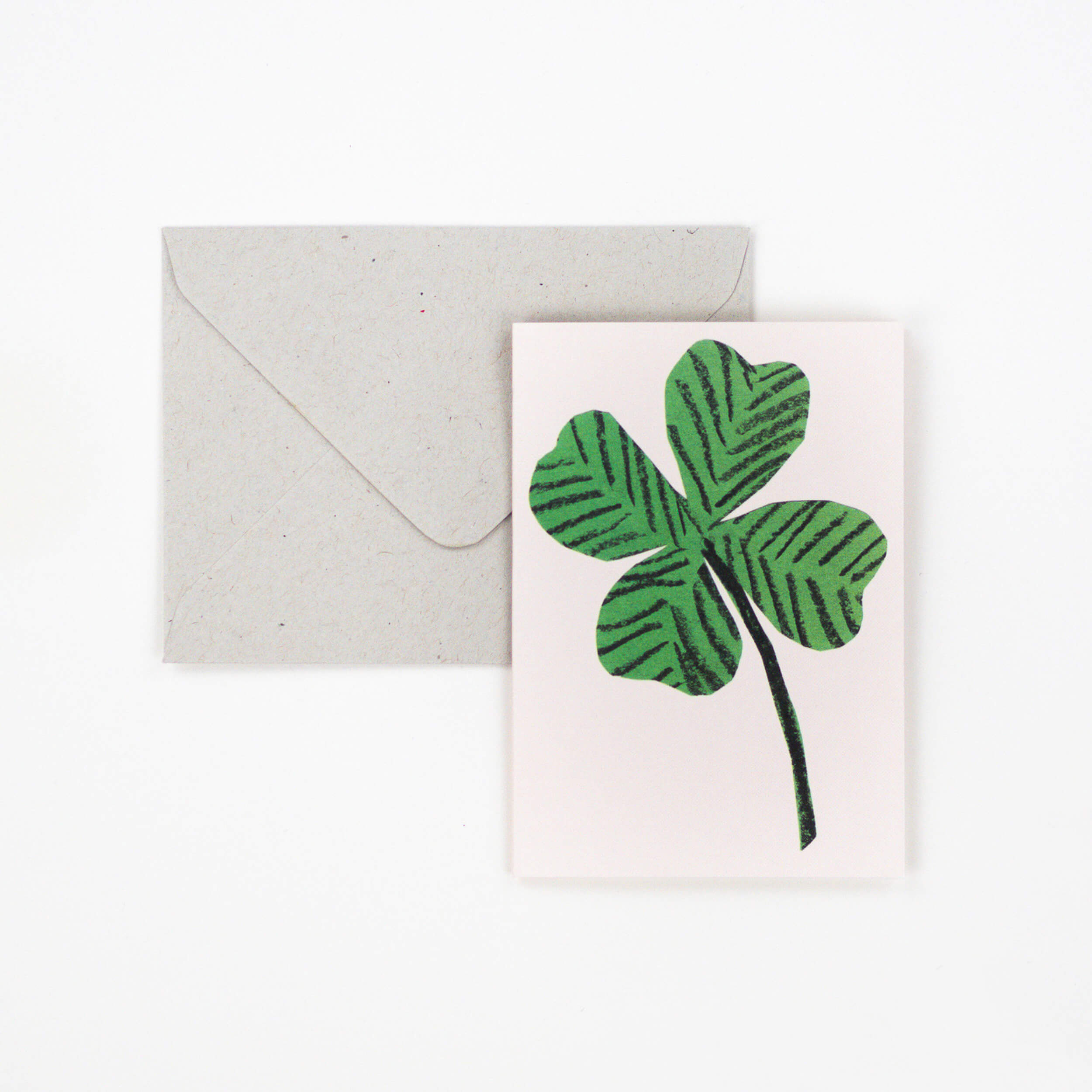 Lucky Clover Mini Greetings Card