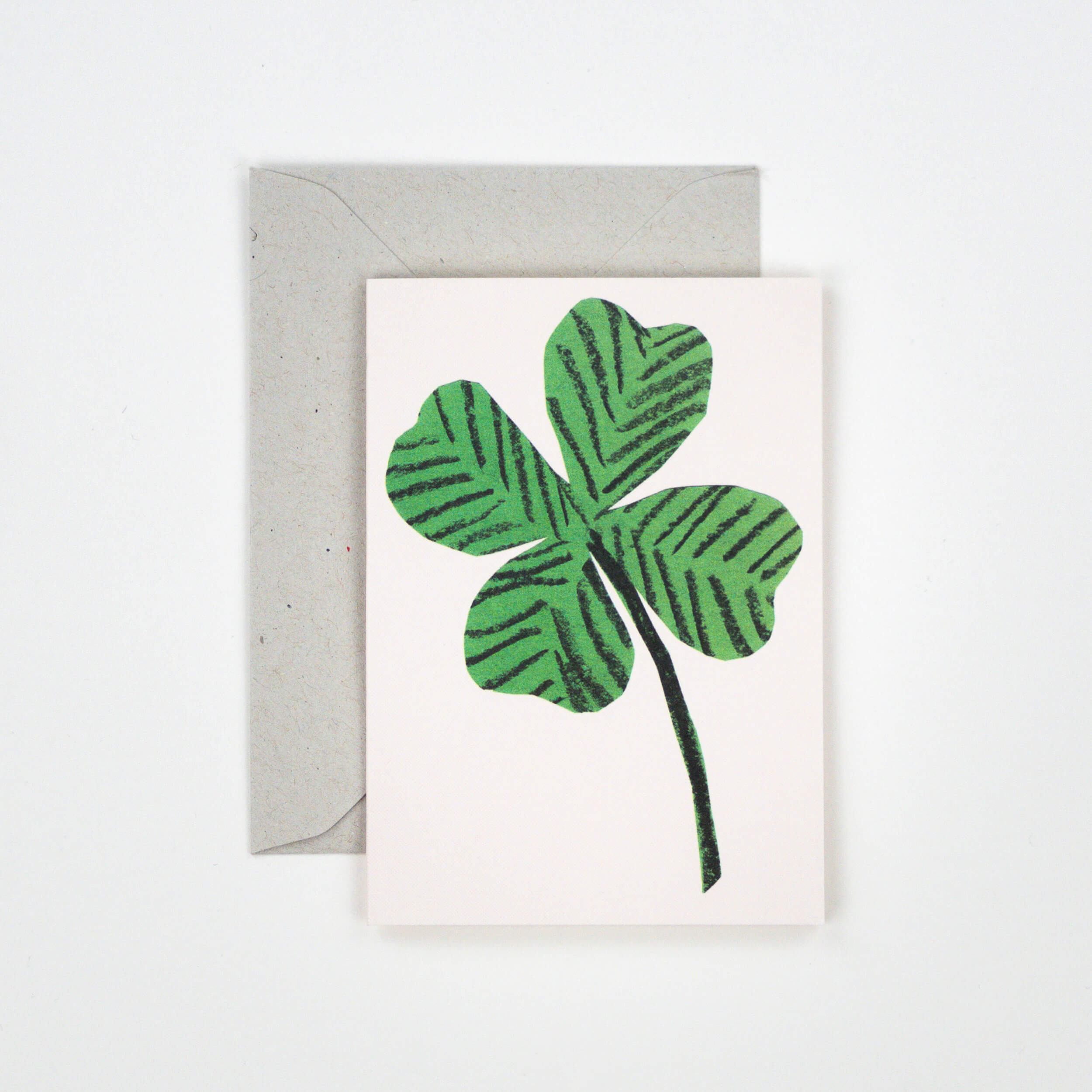 Lucky Clover Mini Greetings Card