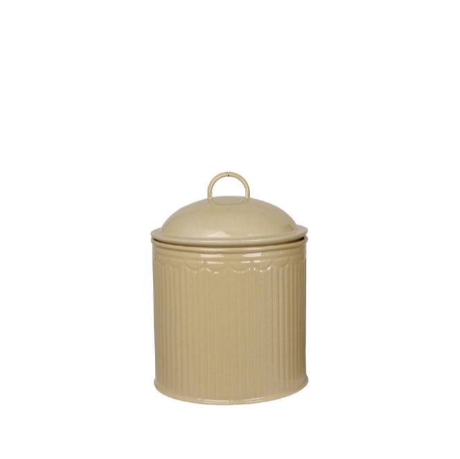 Ingrid Tin Stripe Jar | Small