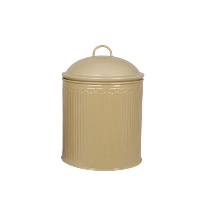 Ingrid Tin Stripe Jar | Large