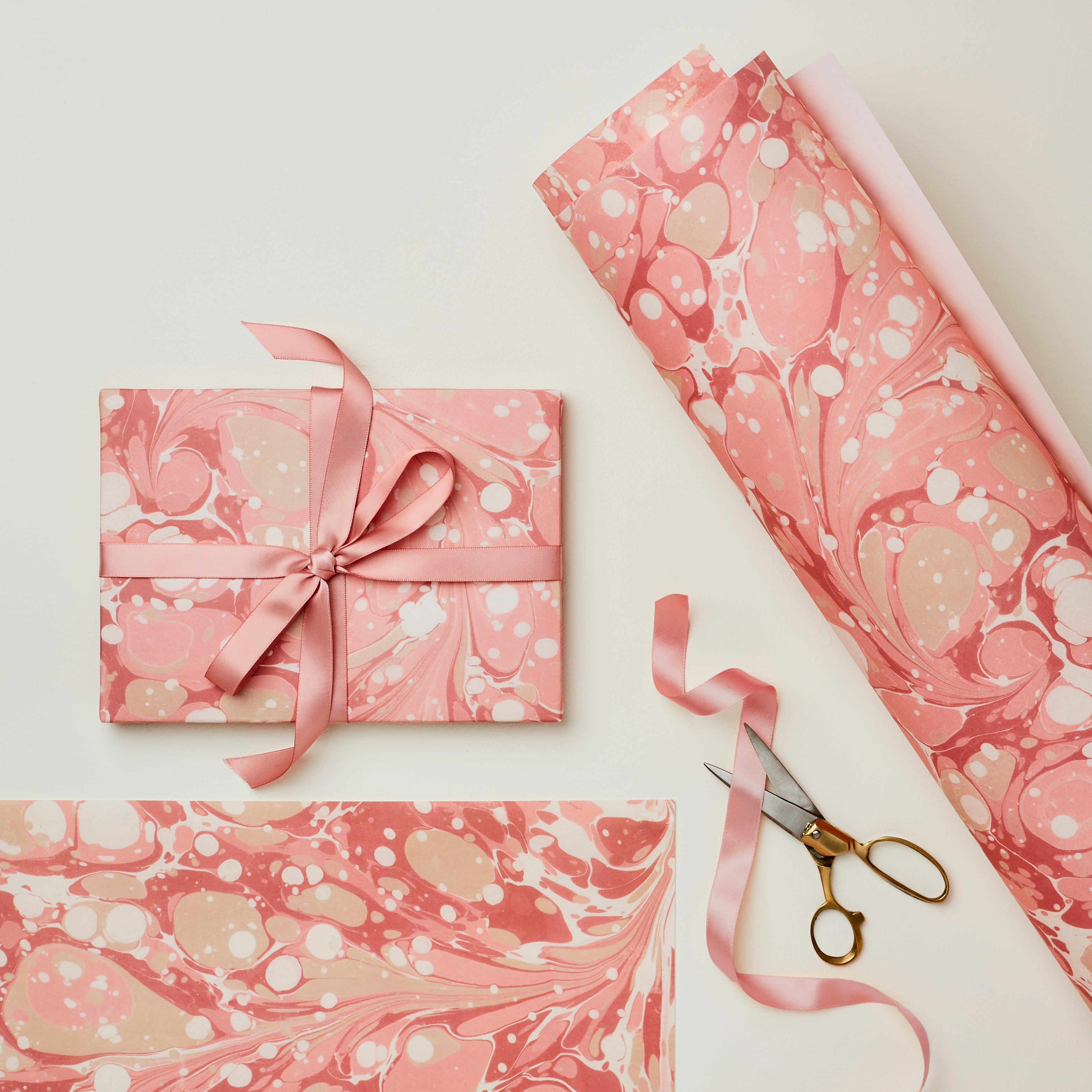 Pink Marble Wrapping Paper