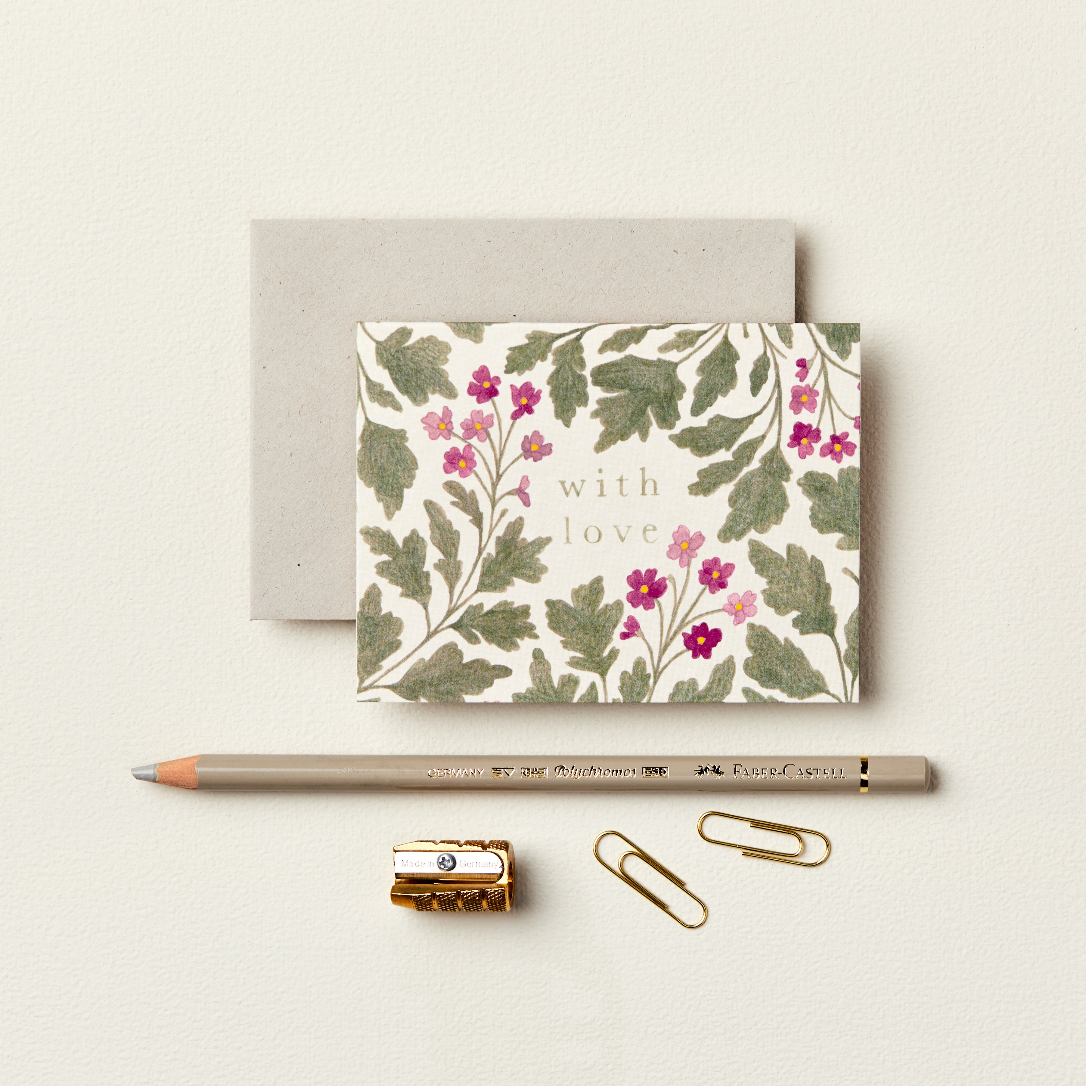 'With Love' Flora Mini Card