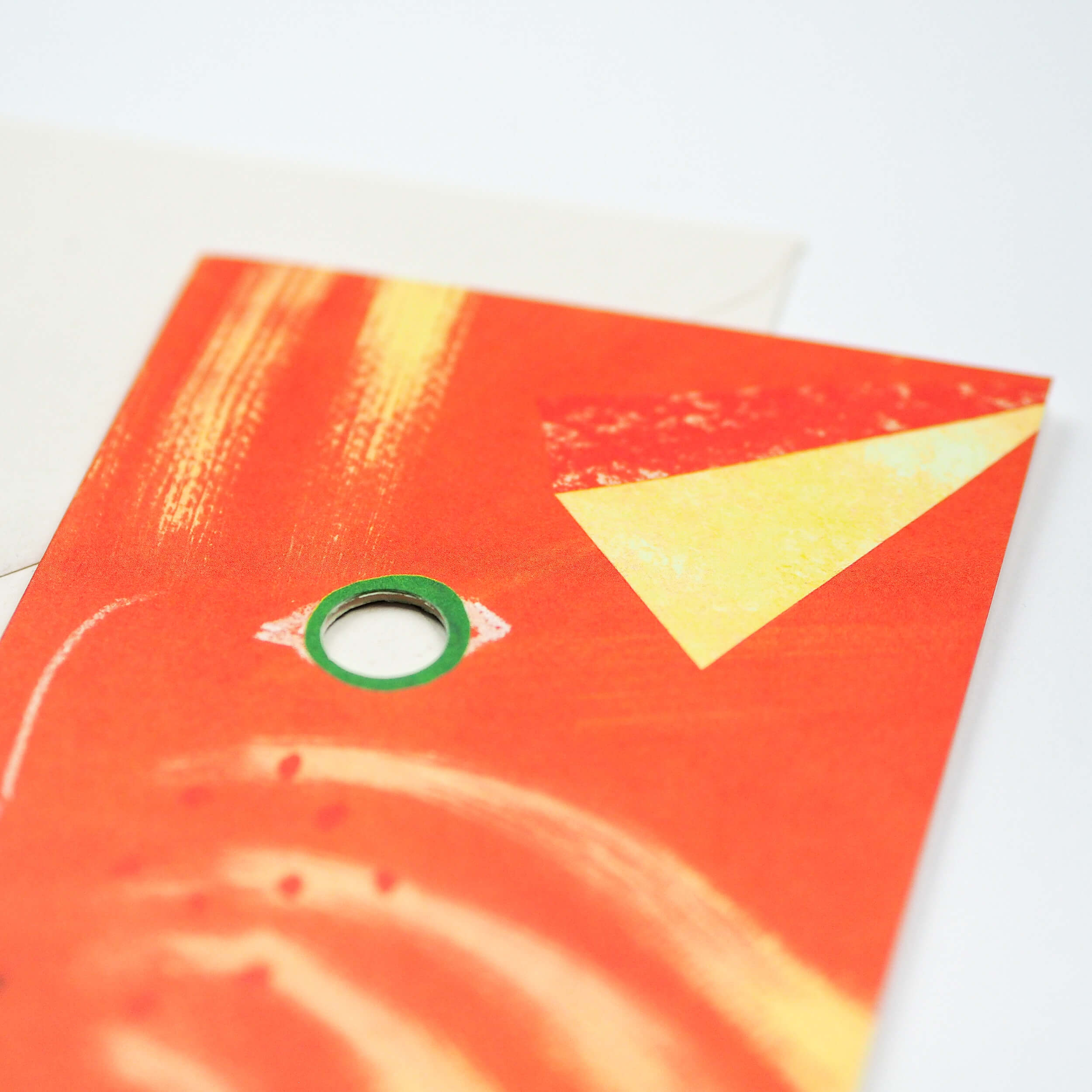 Ginger Cat Mask Greetings Card