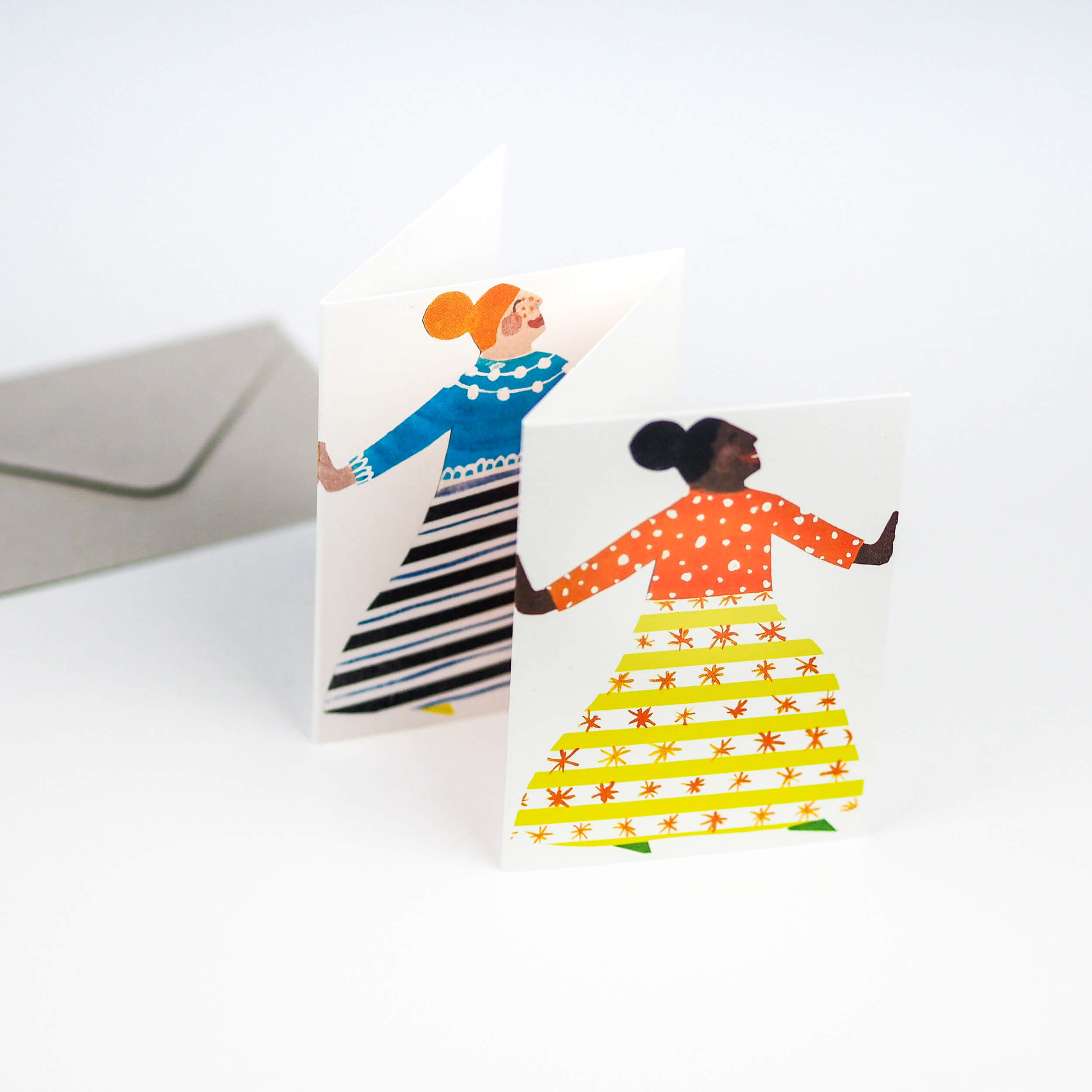 Dancers Concertina Card