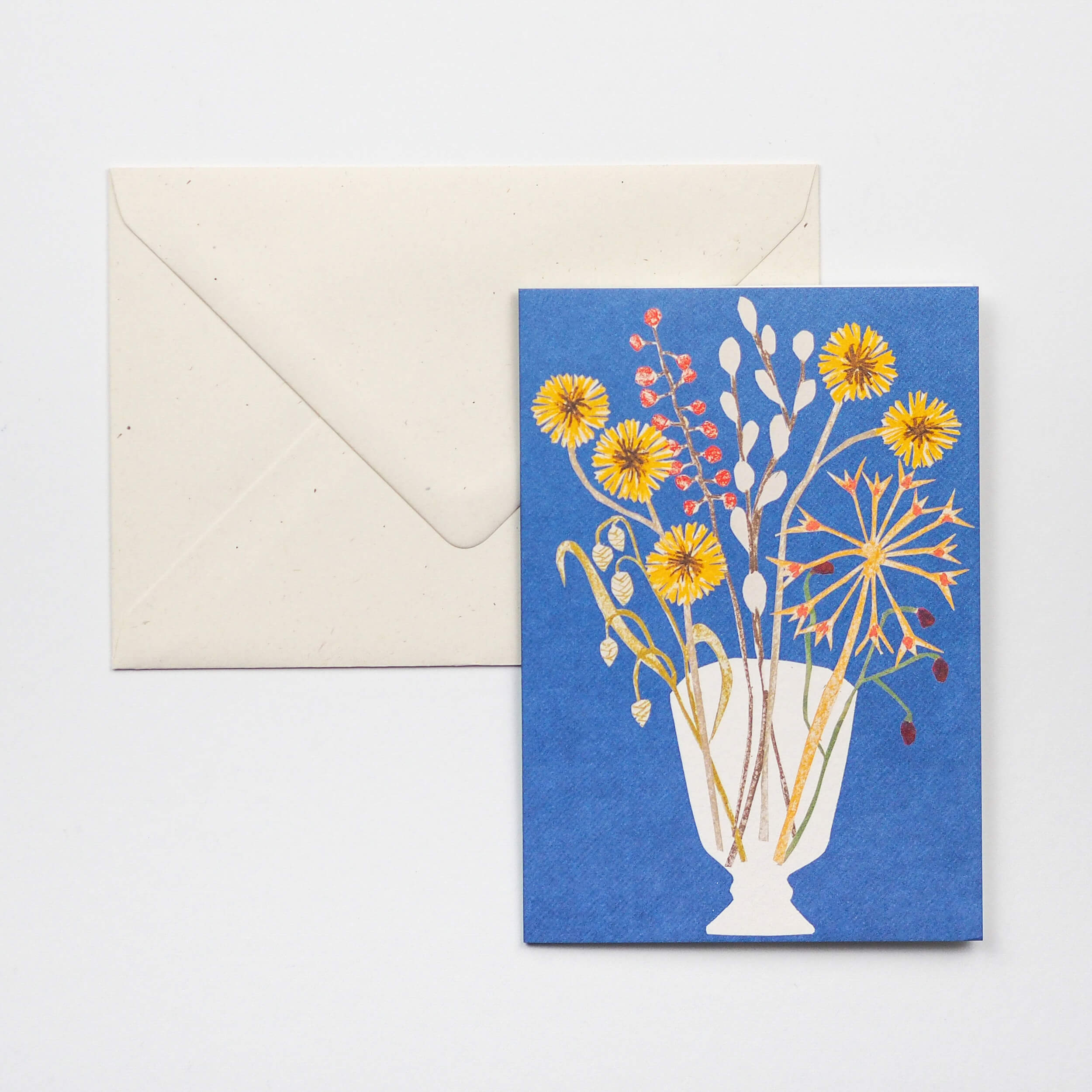 Glass Vase Greetings Card