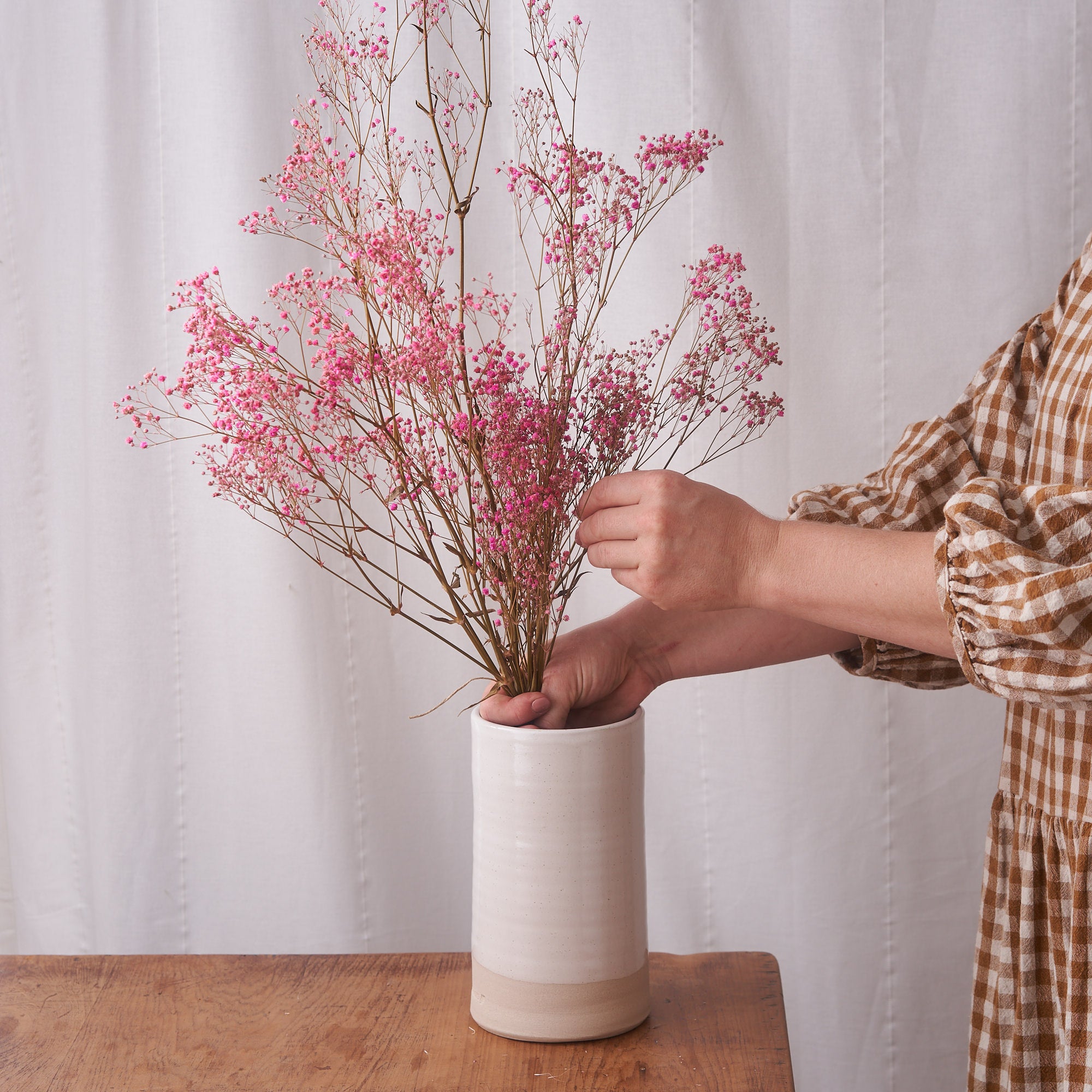 Pink Gypsophilia Dried bunch