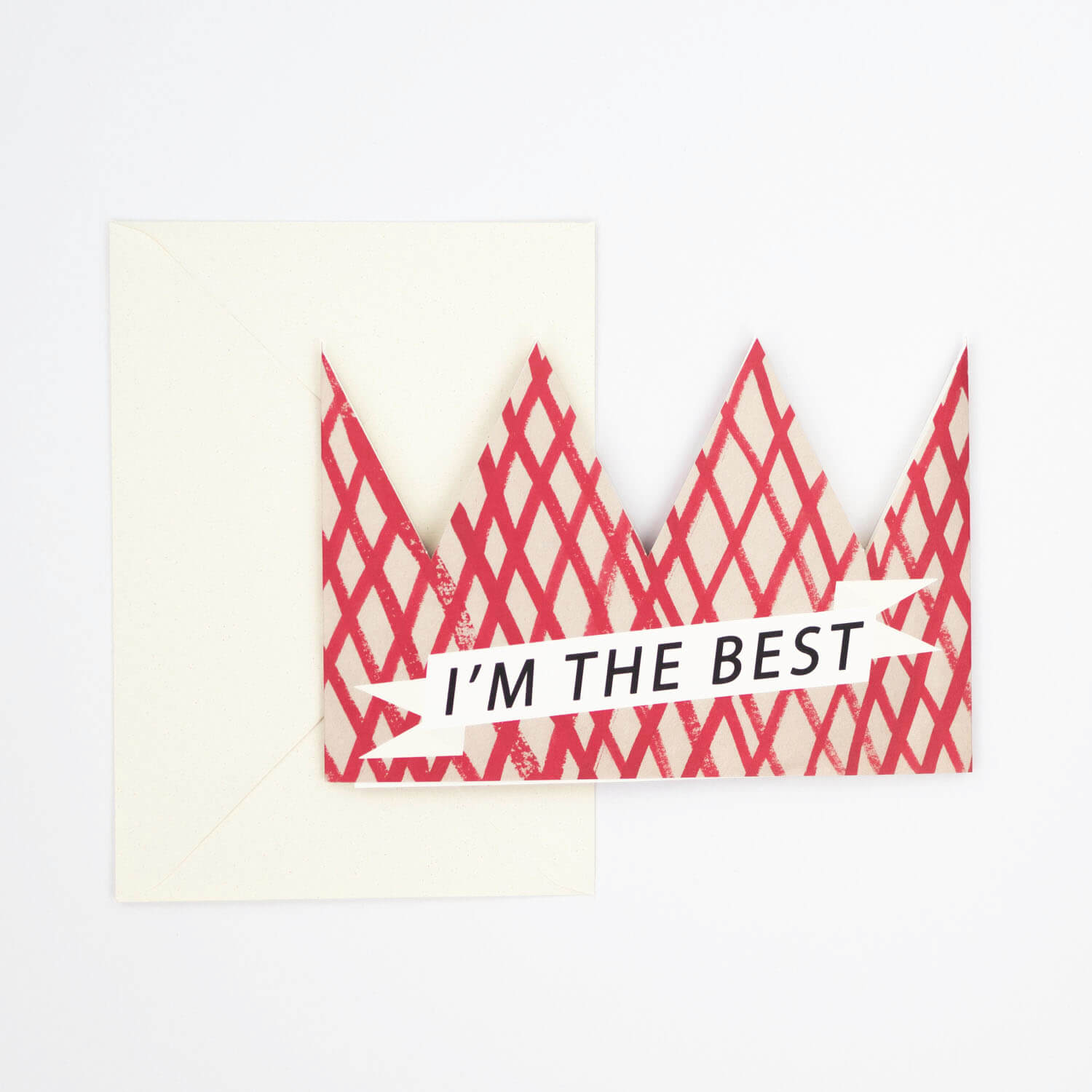 I'm The Best Party Hat Greetings Card