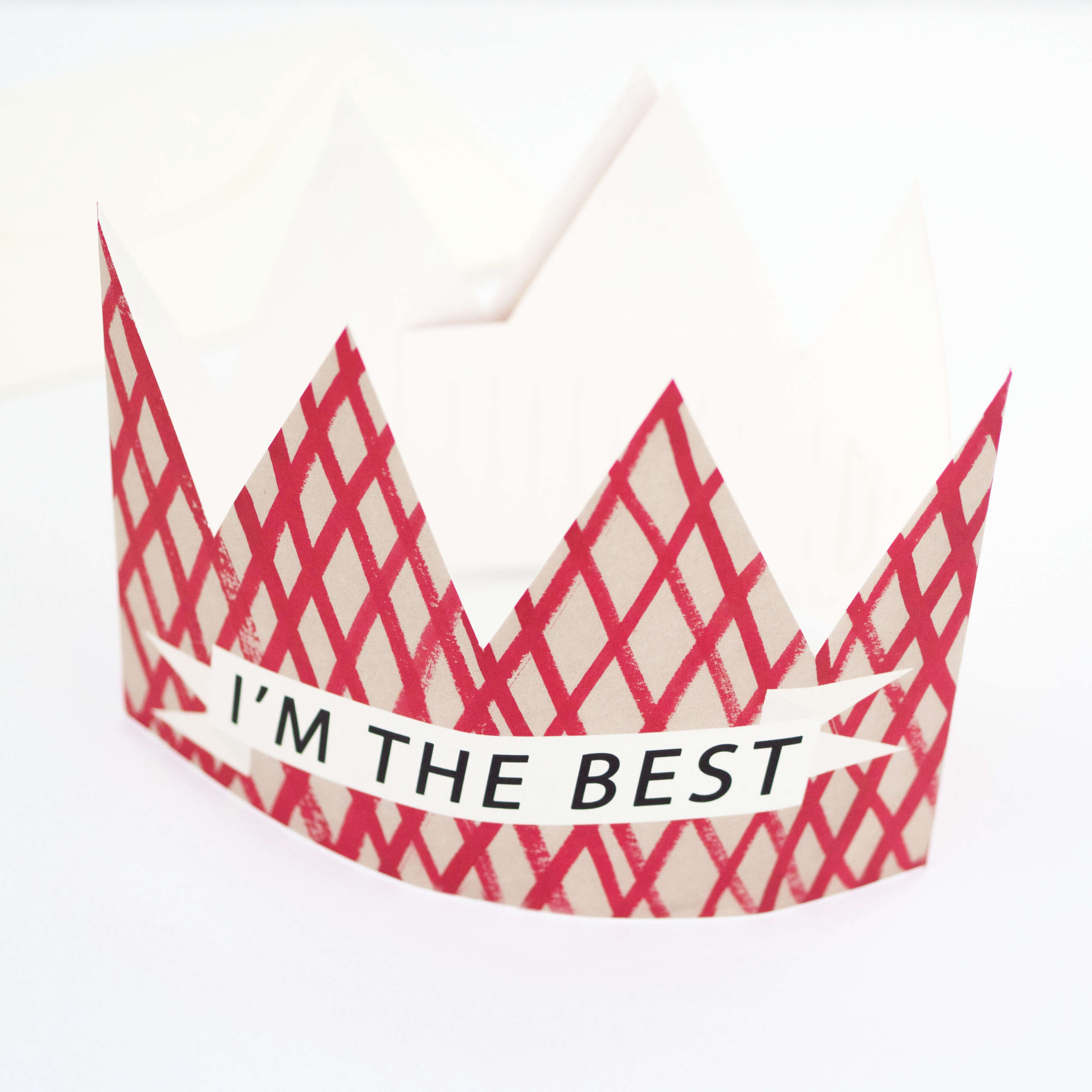 I'm The Best Party Hat Greetings Card