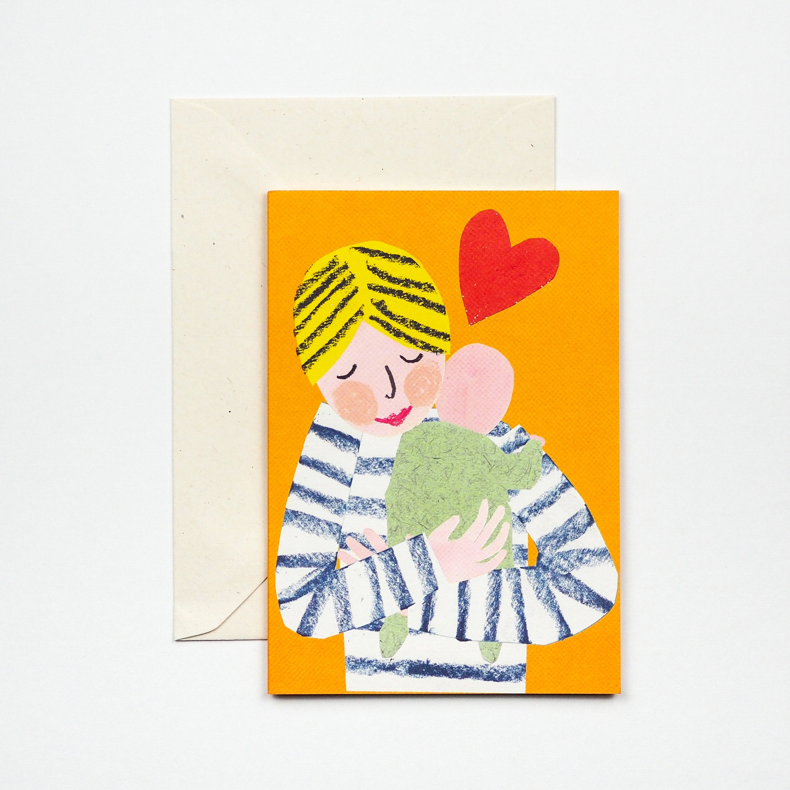 New baby Cuddle Greetings Card