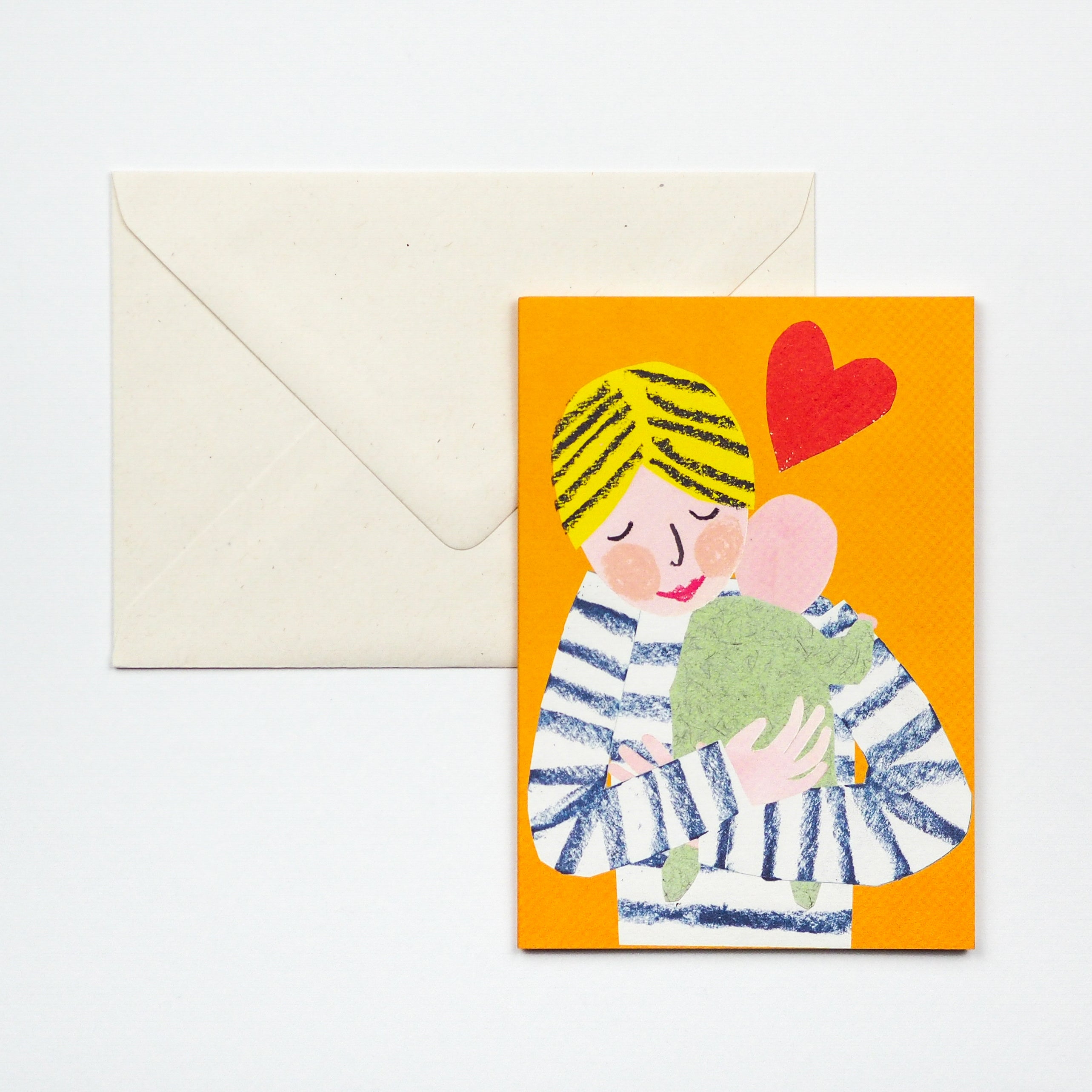 New baby Cuddle Greetings Card