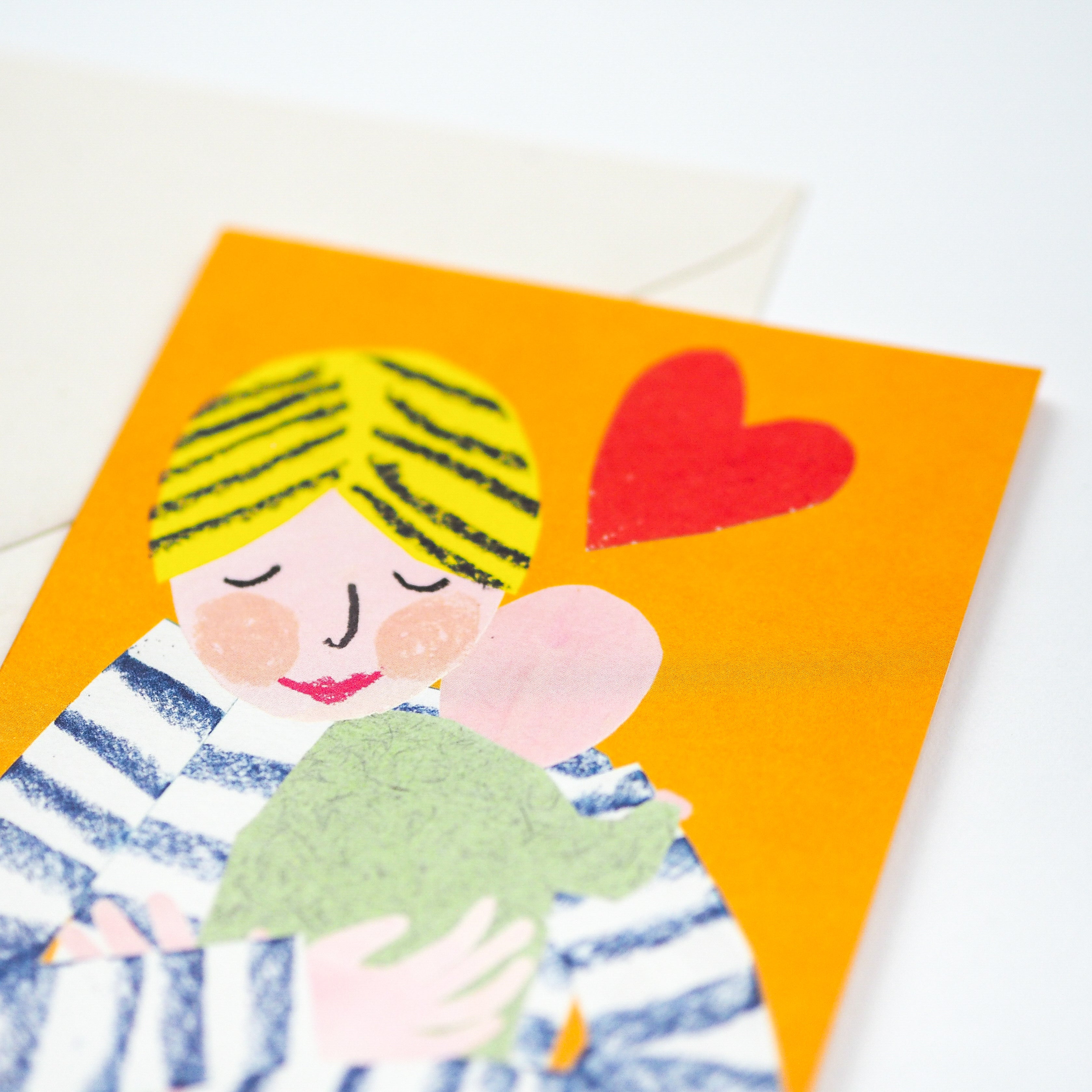 New baby Cuddle Greetings Card