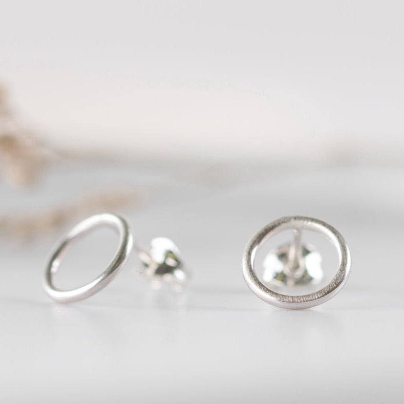 'Roundline' Earring | Silver