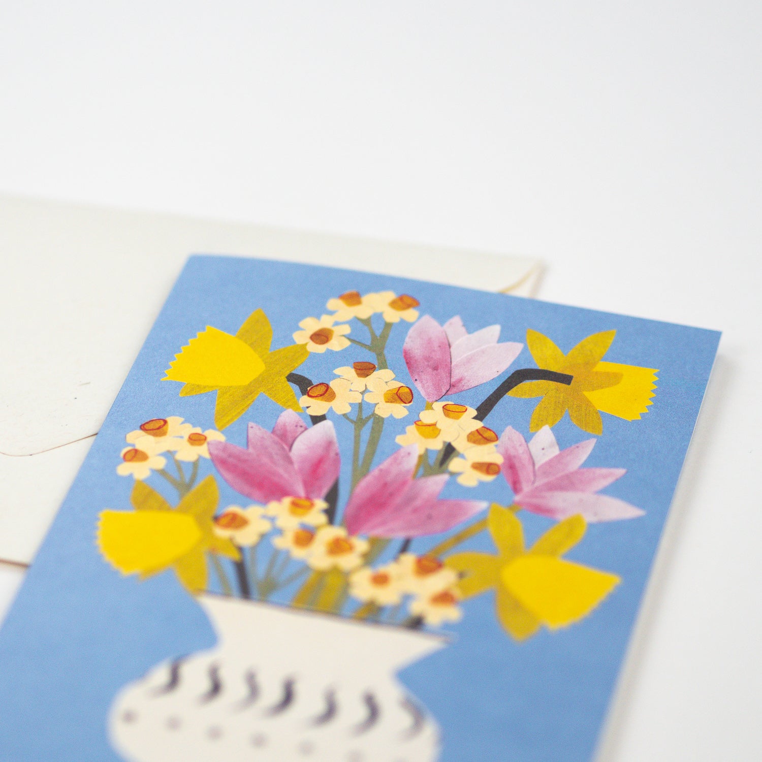 Spring Flowers Greetings Card